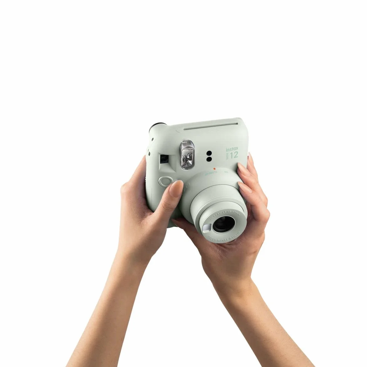 Instax Mini 12 Cámara instantánea, con autoexposición y Lente selfi incluida, Mint Green