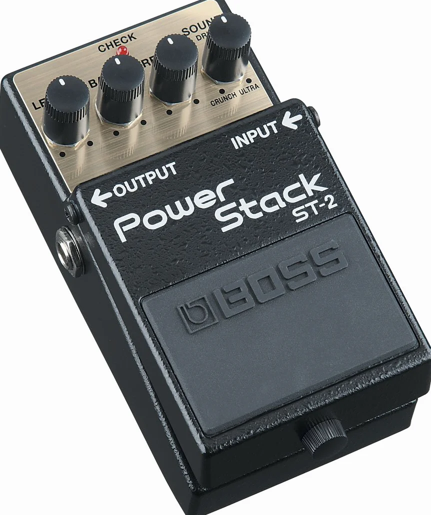 BOSS ST-2 Power Stack Guitar Overdrive Pedal, een brede waaier klanken van vintage crunch tot moderne ultra high-gain distortion
