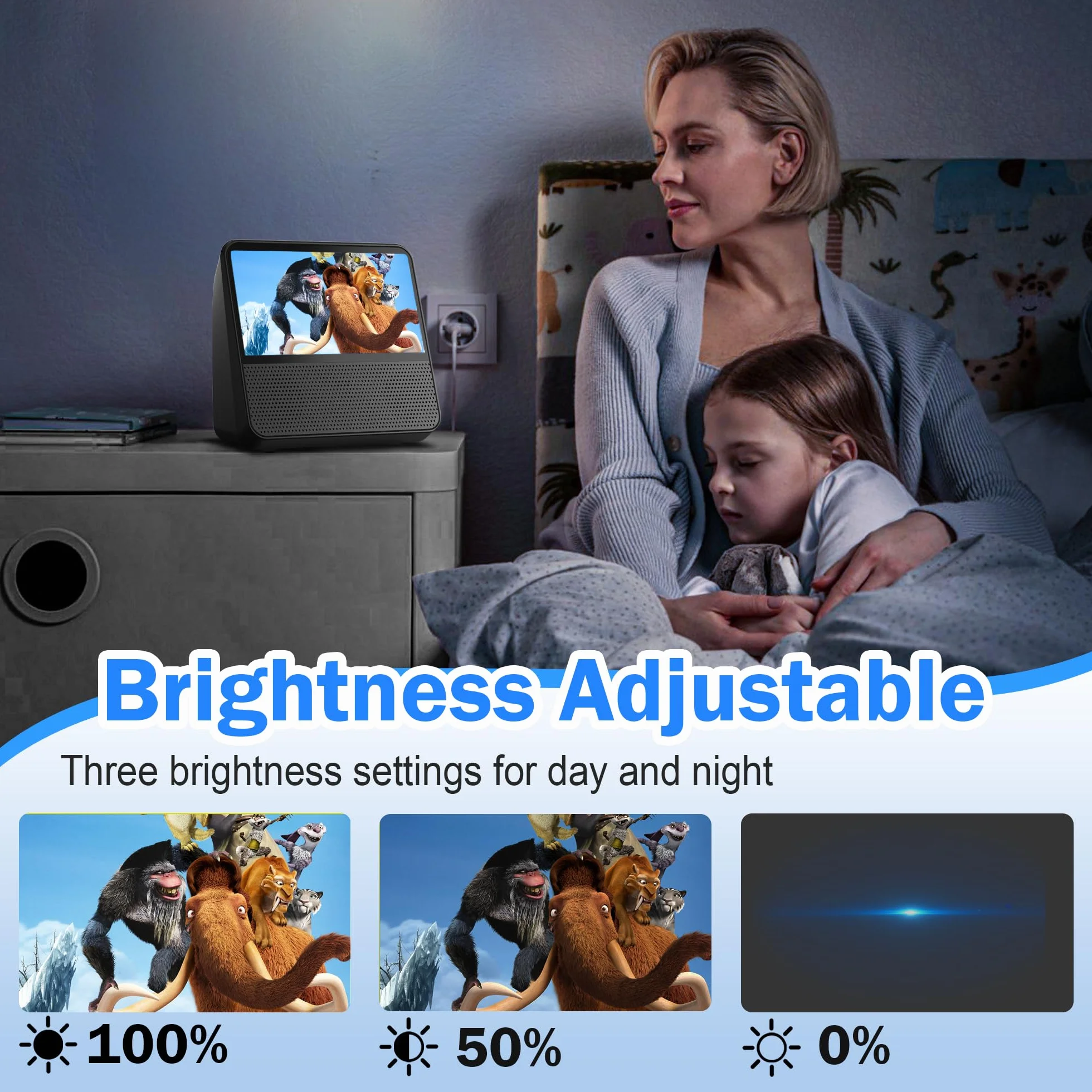 4000mAh Reproductor DVD Portátil Recargable, HD 9,8" DVD Player Todas Las regiones, Compatible con DVD/CD/Bluetooth/AUX/RCA/USB, Temporizador, Control de Brillo, Música Bluetooth, Mando a Distancia