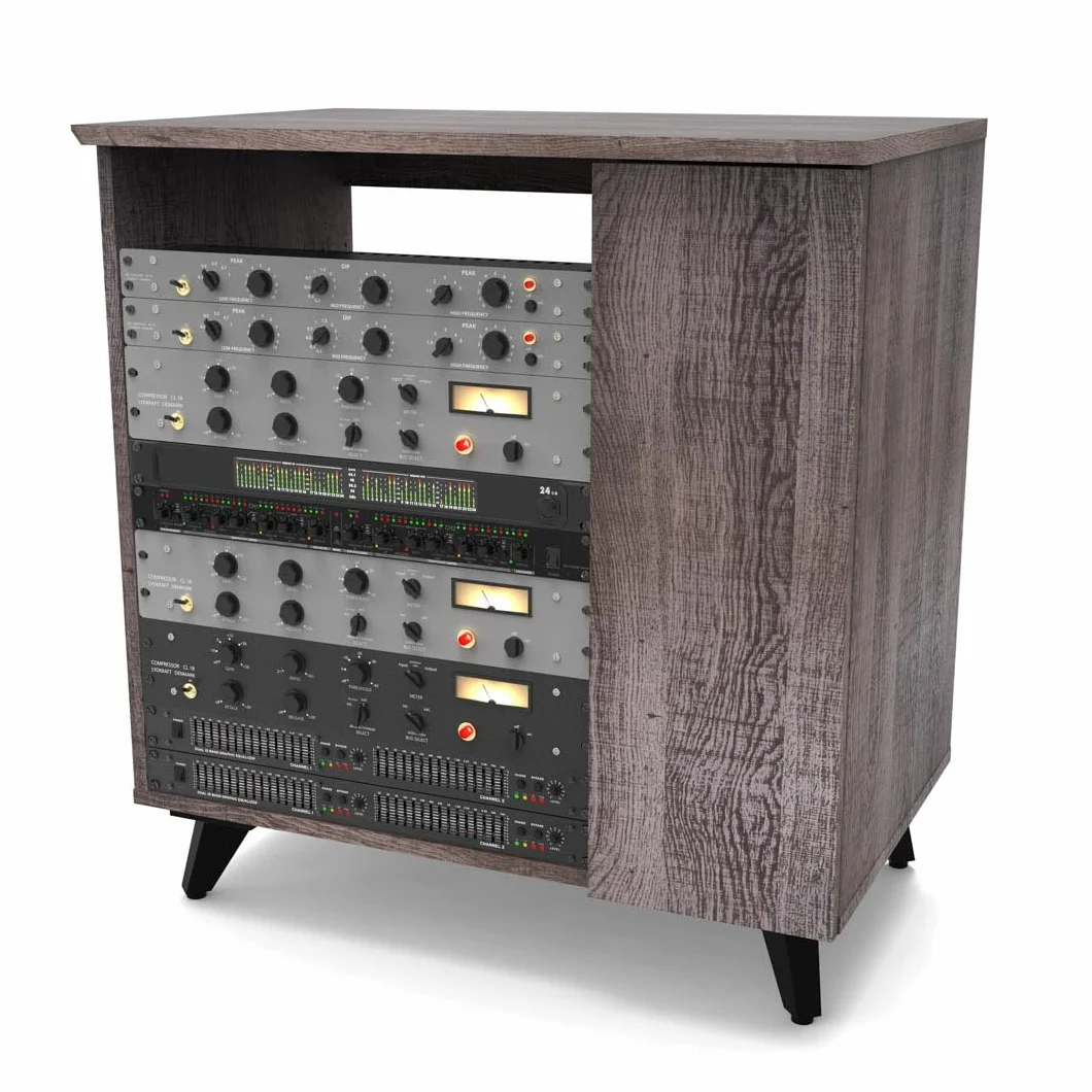 Glorious Modular Side Rack Walnut - Expansión para Racks de mesas de Estudio