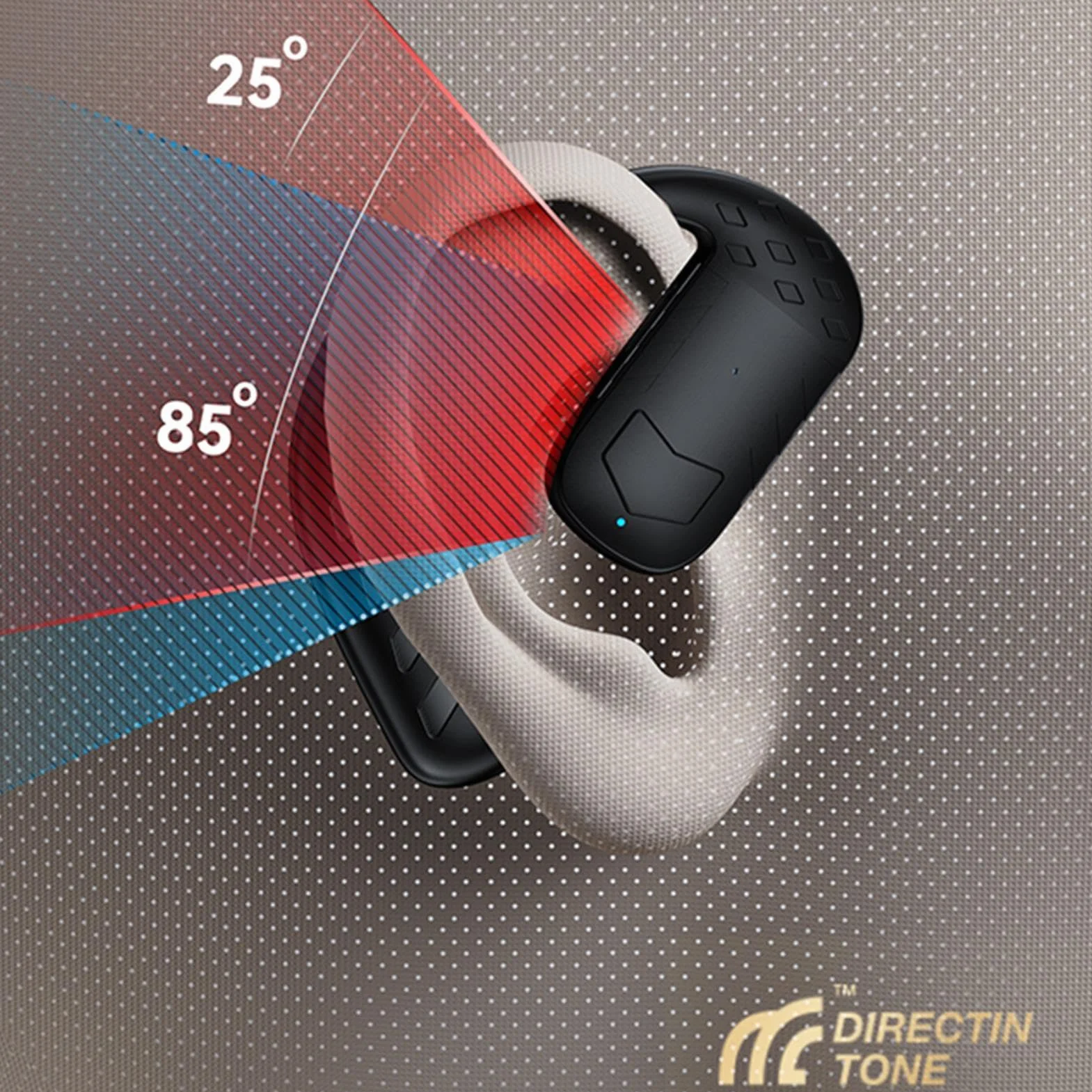 Auriculares De Un Solo Oído - Auricular Mono, Auriculares con Cancelación De Ruido | Llamadas con Auriculares Internos, Auriculares con Reducción De Ruido, Ideales para Llamadas Co
