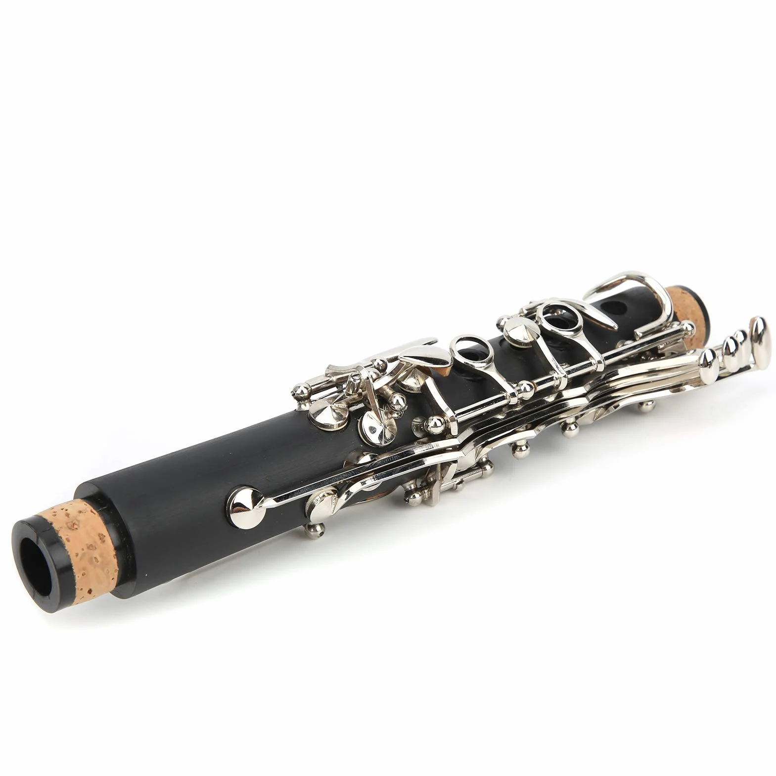 Instrumento Musical BB Key Clarinet Professional para Estudiantes para Principiantes en Clarinete(Black)