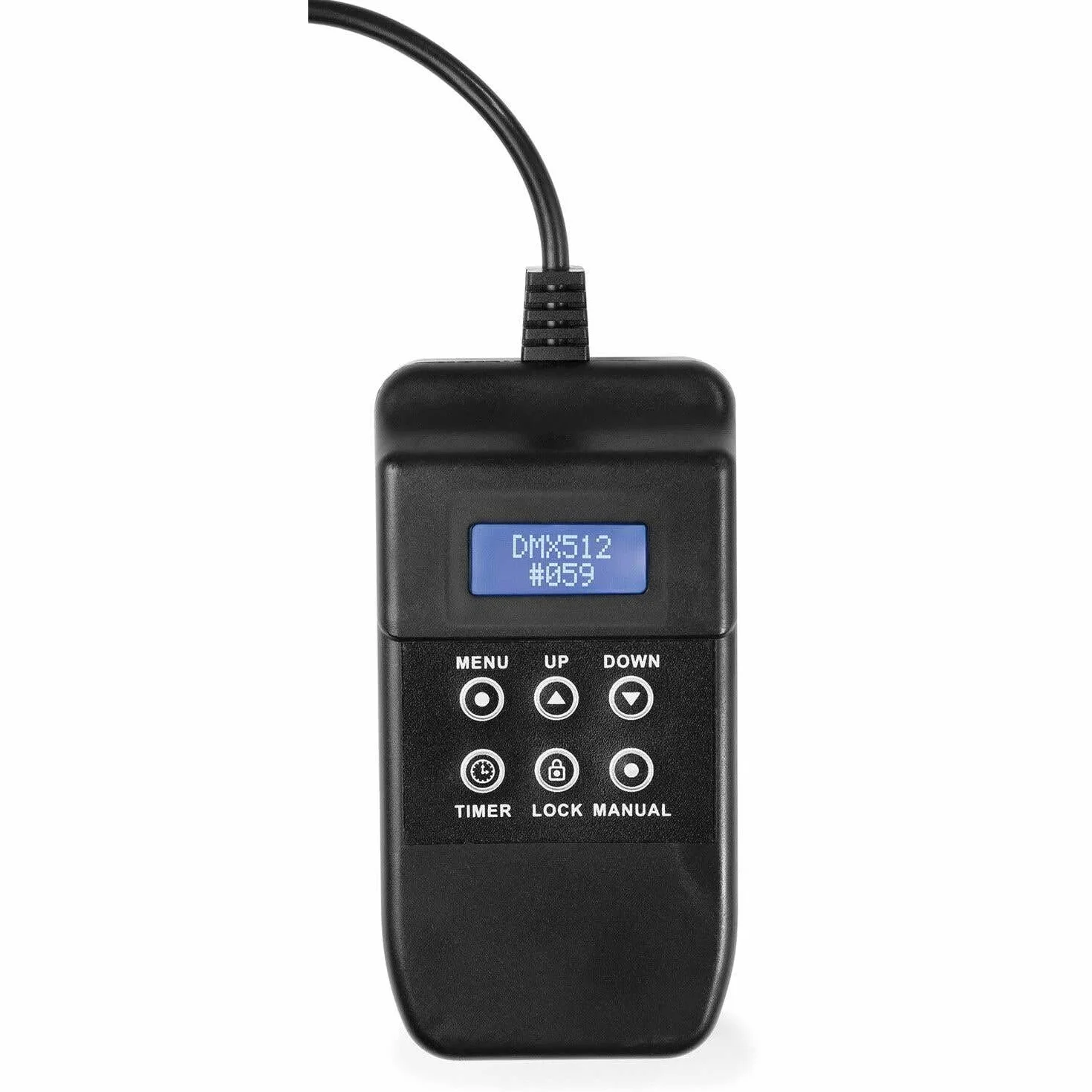 Beamz S1500 LED Máquina de Humo de 1500W con 9 Leds de 3W RGB, DMX de 6 canales, depósito de 2,5 litros, mando a distancia con cable de 3 metros y mando inalámbrico, maquina humo discoteca, halloween