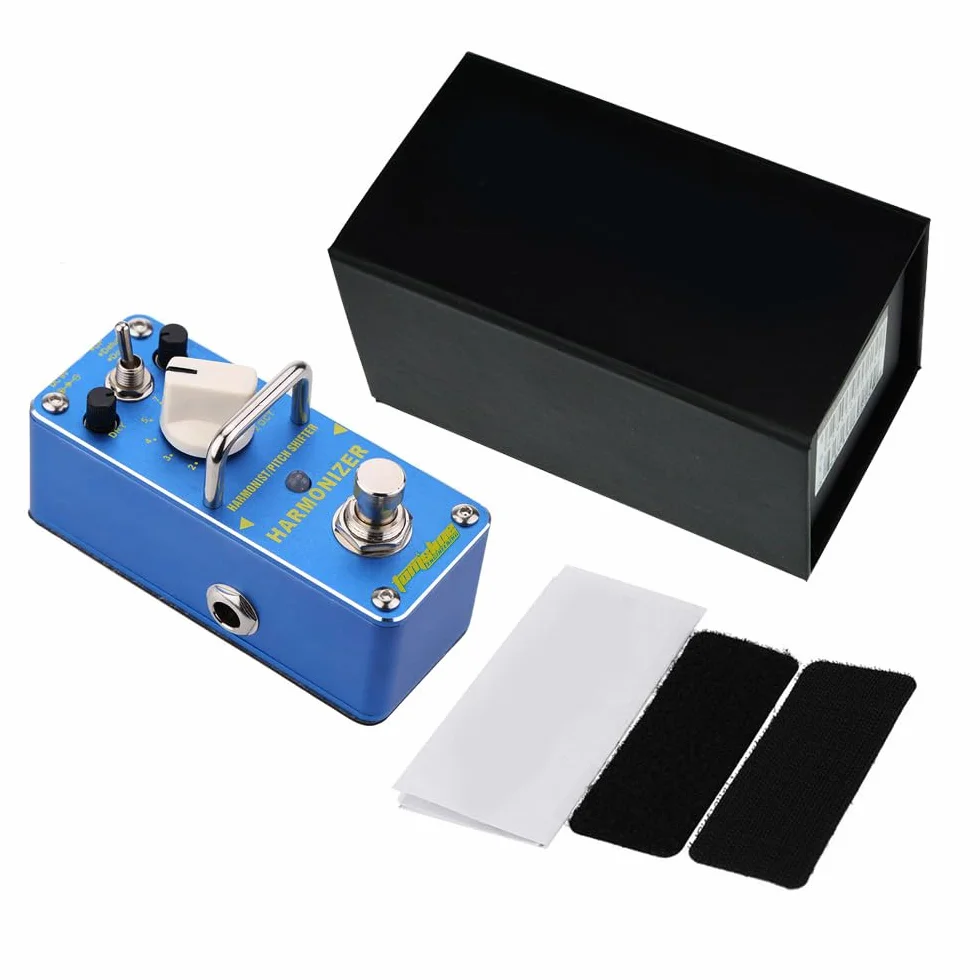 AHAR-3 Harmonizer Harmonist/Pitch Shifter, pedal de efecto de guitarra eléctrica, mini efecto único con True Bypass