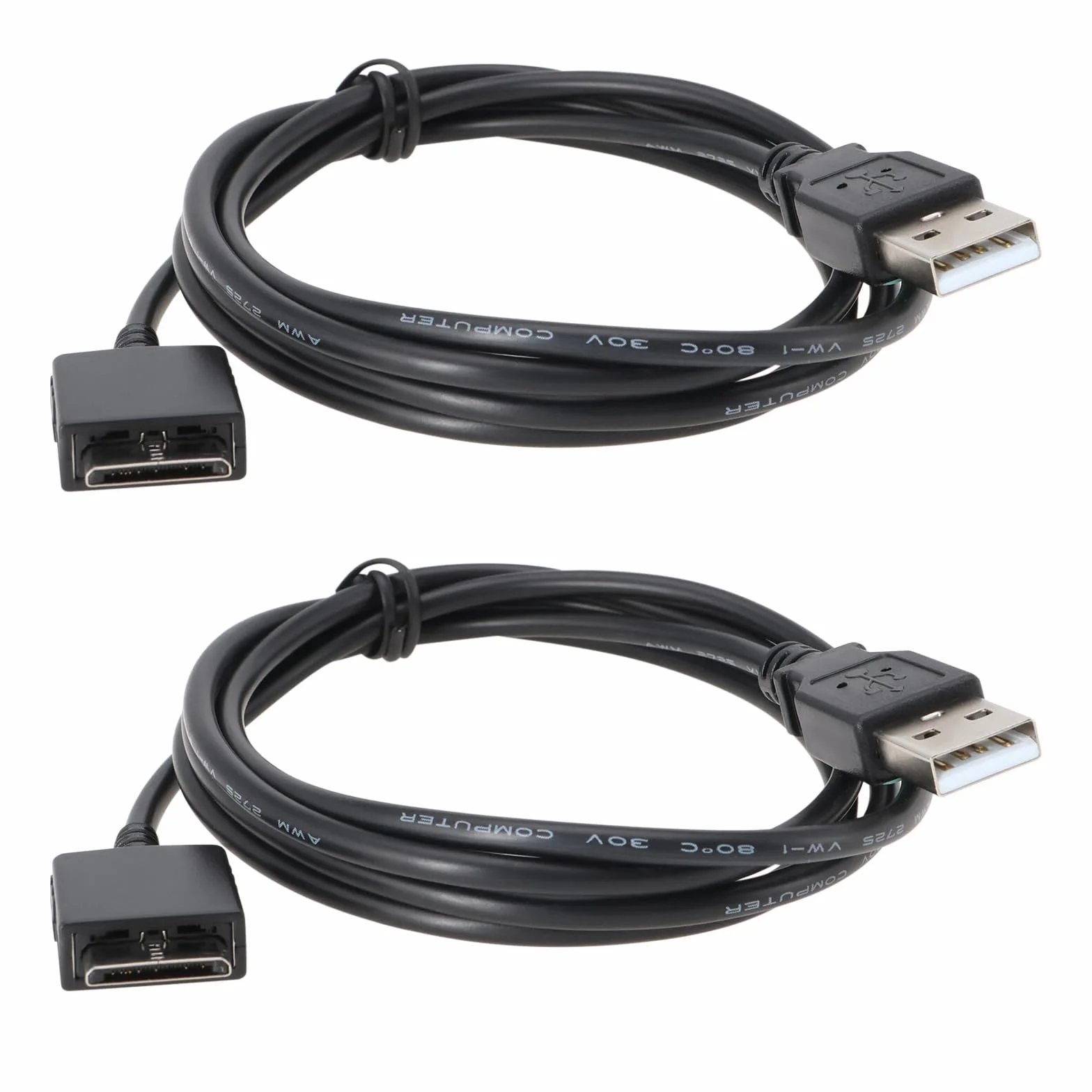 2 Piezas Reemplazan El Cable de Carga USB WMC-NW20MU Pieza de Repuesto Compatible con Sony Walkman NWZ-A816 NWZ-A818 NWZ-A828 NW-A916 NW-A918 NW-A919 NWZ-610F El Reproductor de MP3 1,2 M