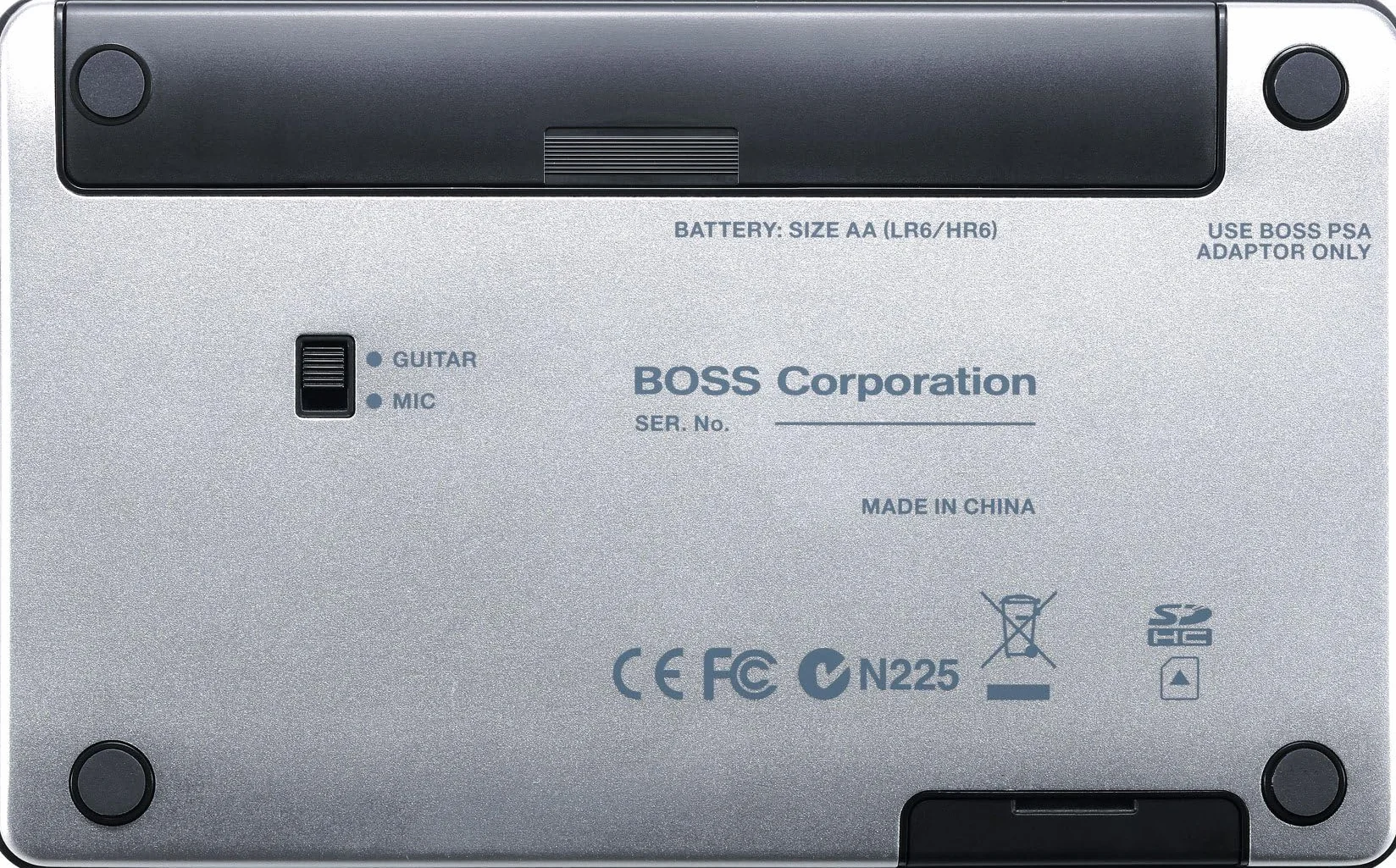 Grabadora Digital portátil Roland BR-80 — Micro estéreo Integrado y multiefectos