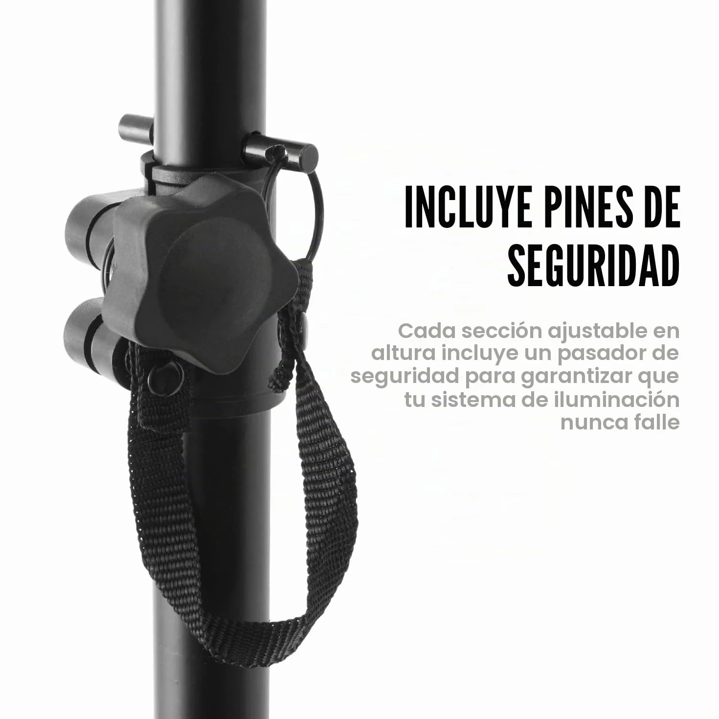 Tiger LIS7-BK - Trípode para focos, Negro