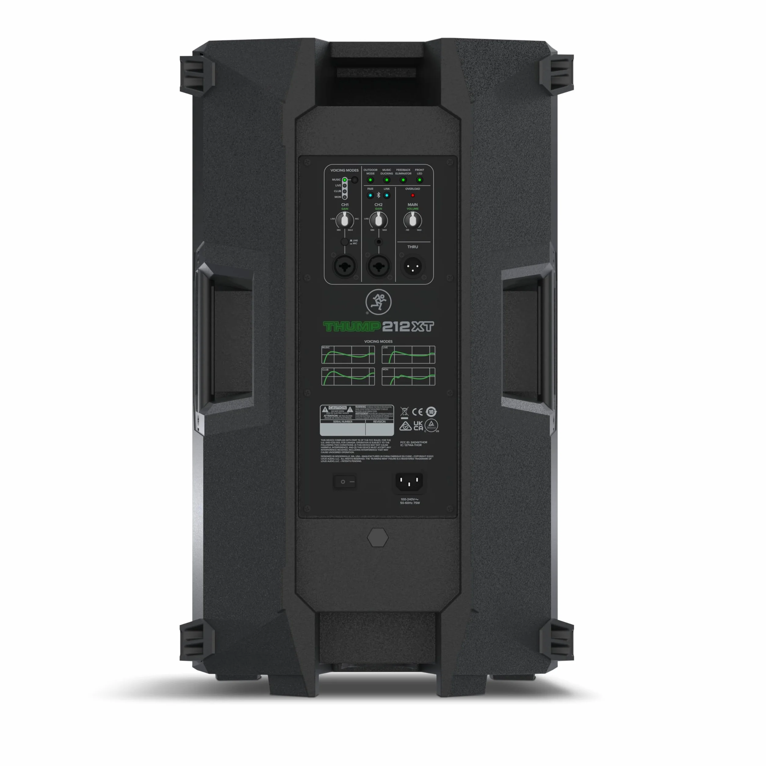 MACKIE Thump212XT Altavoz Activo Mejorado 12" 1400W Negro