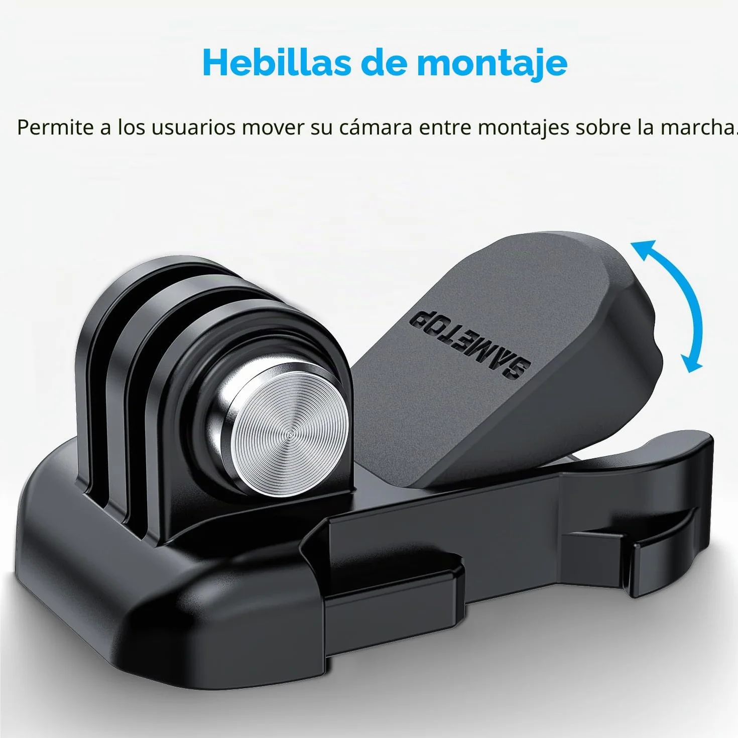 Pegatina Casco Soporte 3M Adhesivo Almohadillas Hebillas Tornillo Accesorios Compatible con GoPro Hero 13 12 11 10 MAX 9 8 7 6 5 Session dji Osmo Cámaras de Acción (12 en 1)