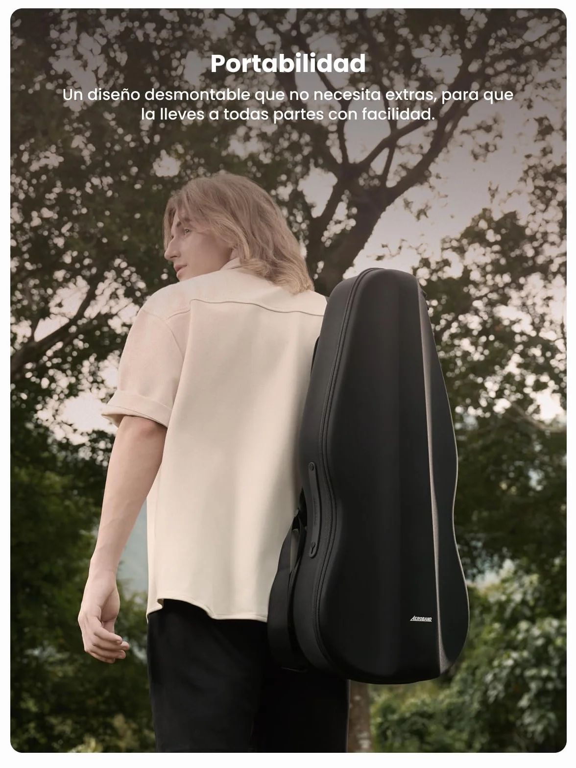 AeroBand Guitarra Eléctrica Acústica Sin Cuerdas, Innovadora Guitarra de Viaje para Principiantes, Entusiastas, Adultos, Regalo