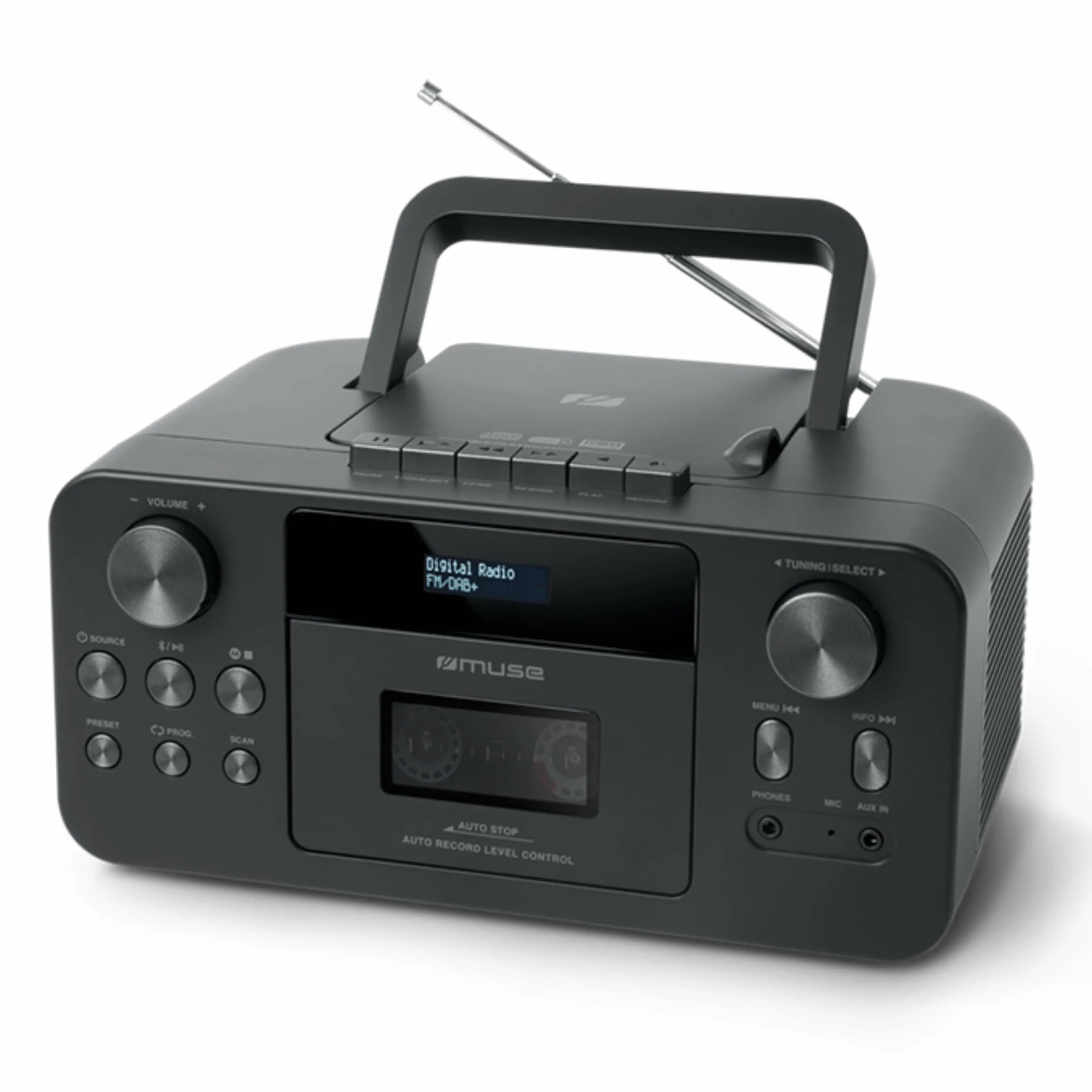 Muse M-182 RDC Radio Cassette CD Bluetooth