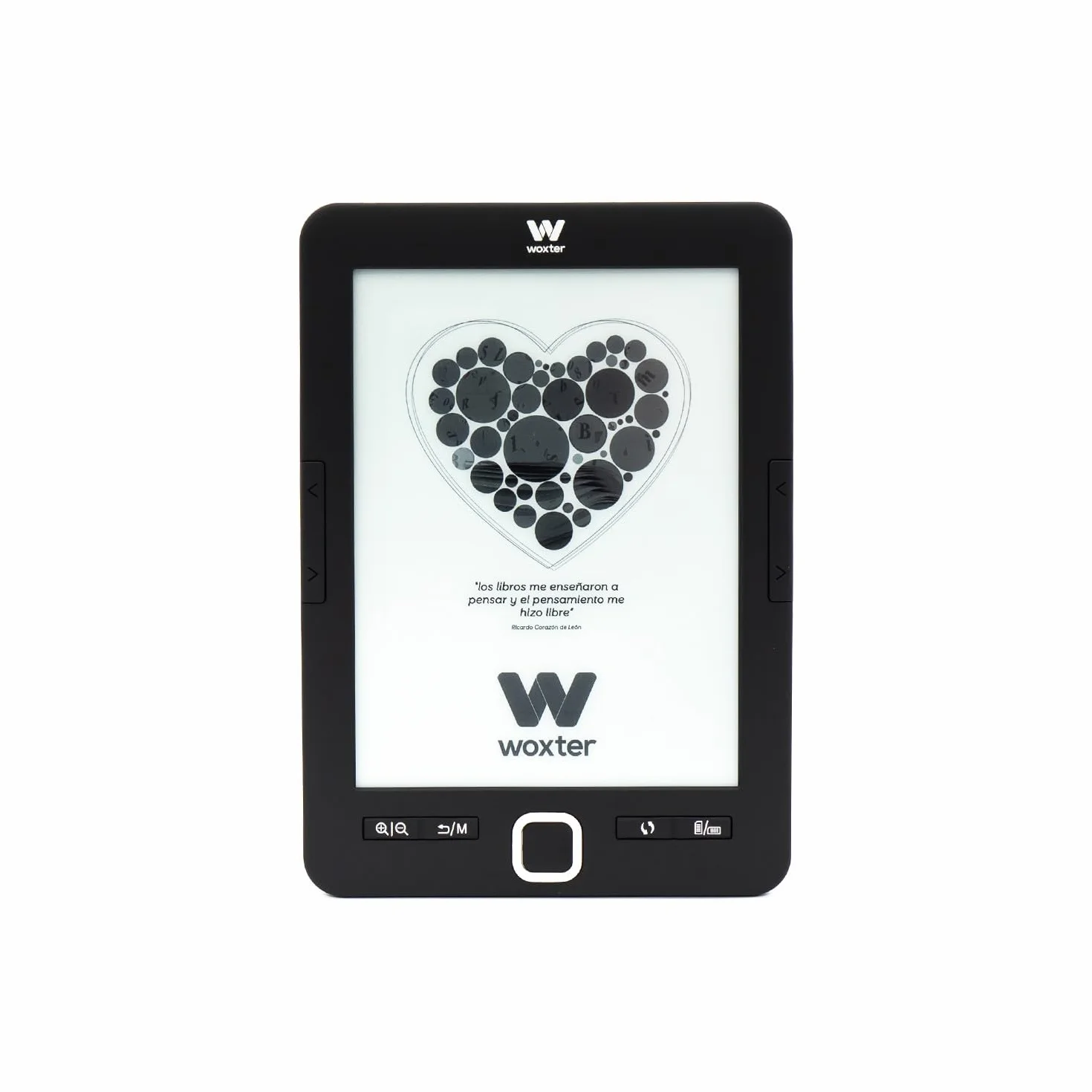 Woxter Scriba 195 Lector de Libros Electrónicos Negro 6 Pulgadas