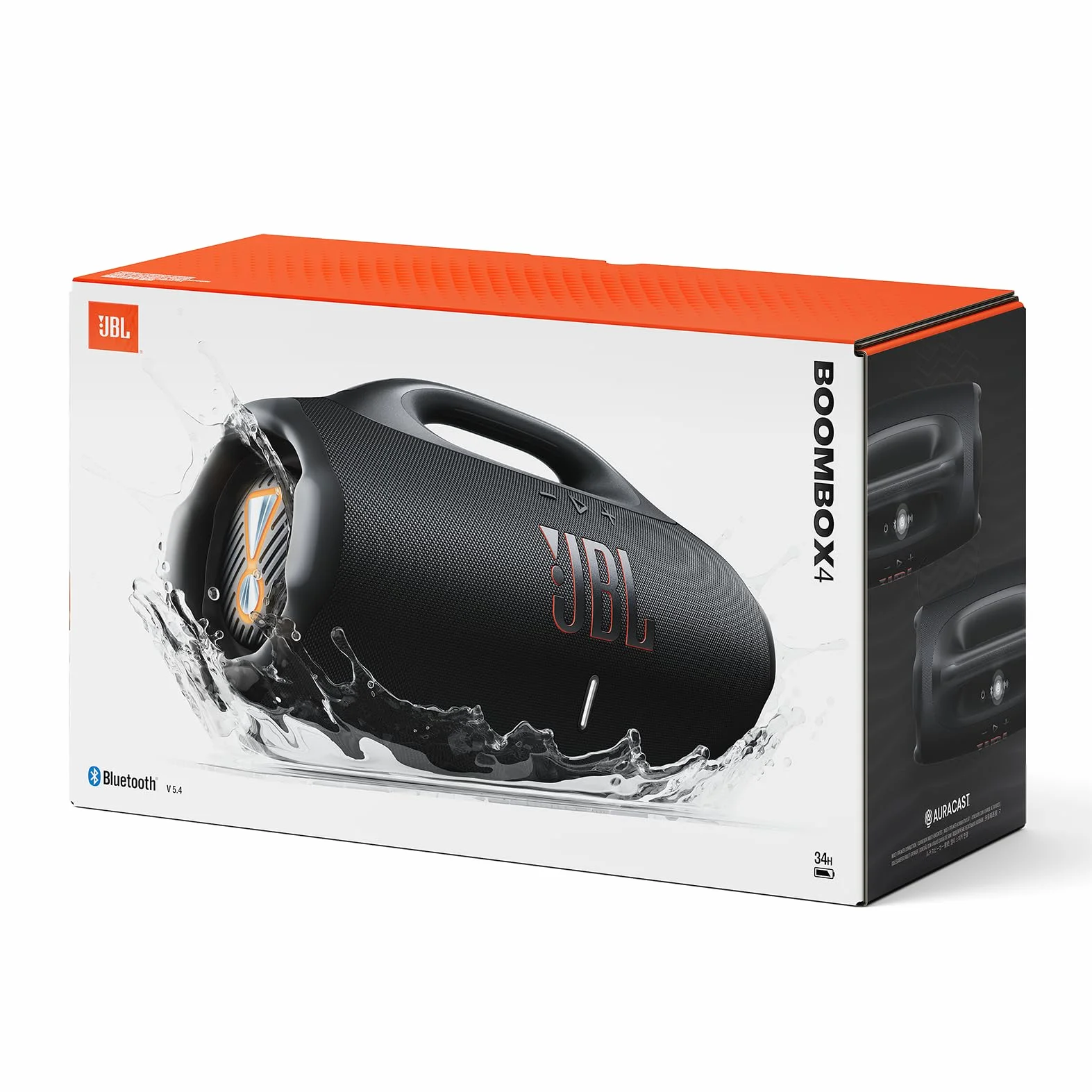 JBL Boombox 4 Altavoz Bluetooth Portátil IP68 34h Negro