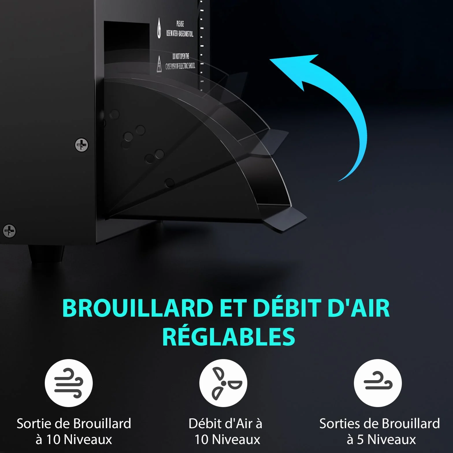1500W Máquina de Humo con Control Remoto,Máquina de Niebla con Depósito de Combustible Grande de 3 L,Calentamiento 3 Minutos,Fog Machine Portátil para DJ, Fiestas,Bodas,Escenario de Efectos
