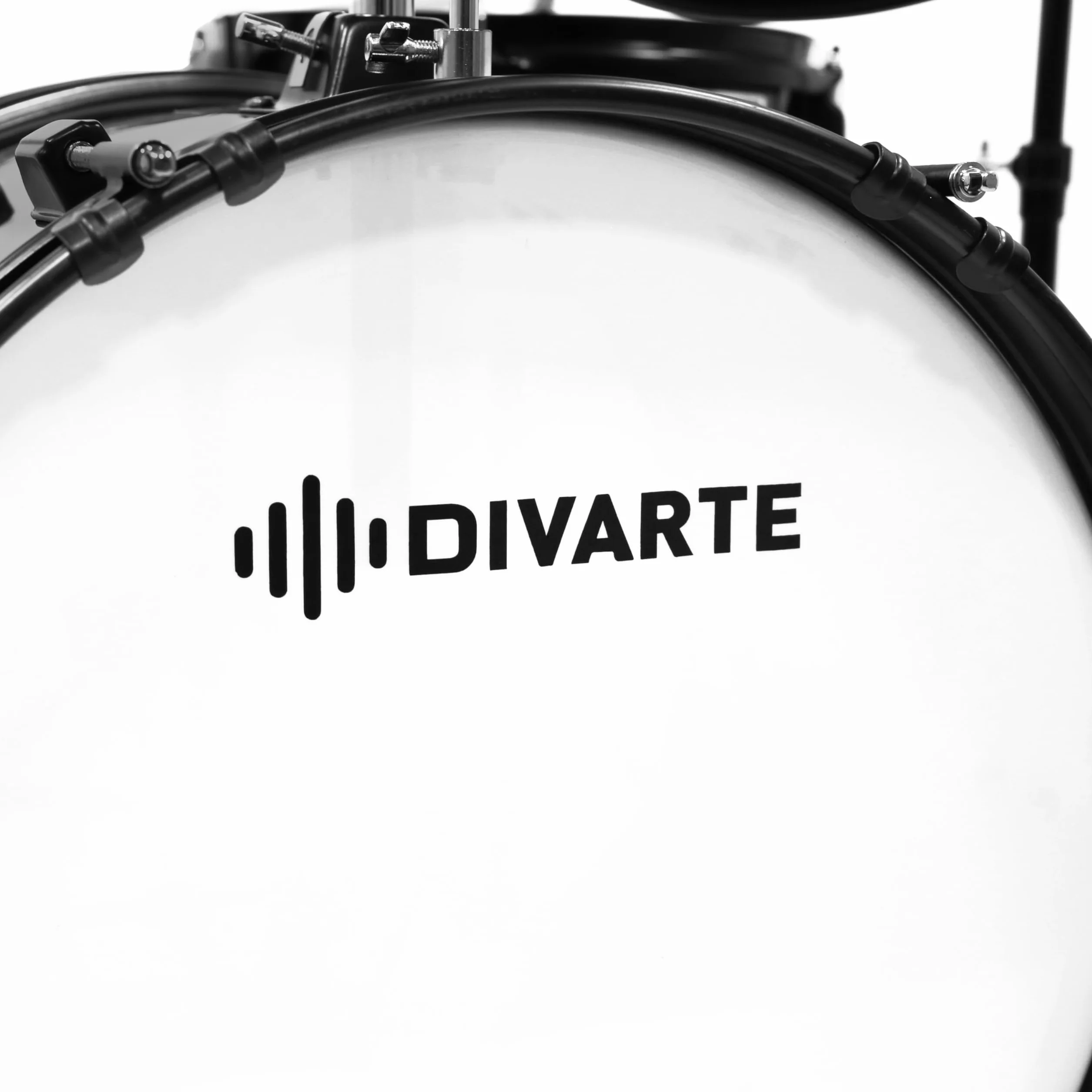Junior DrumSet Black,Kit de batería ajustable negro para niños, a partir de 6 años, juego de batería acústica para principiantes con asiento ajustable, pie de charleston y palillos incluidos.