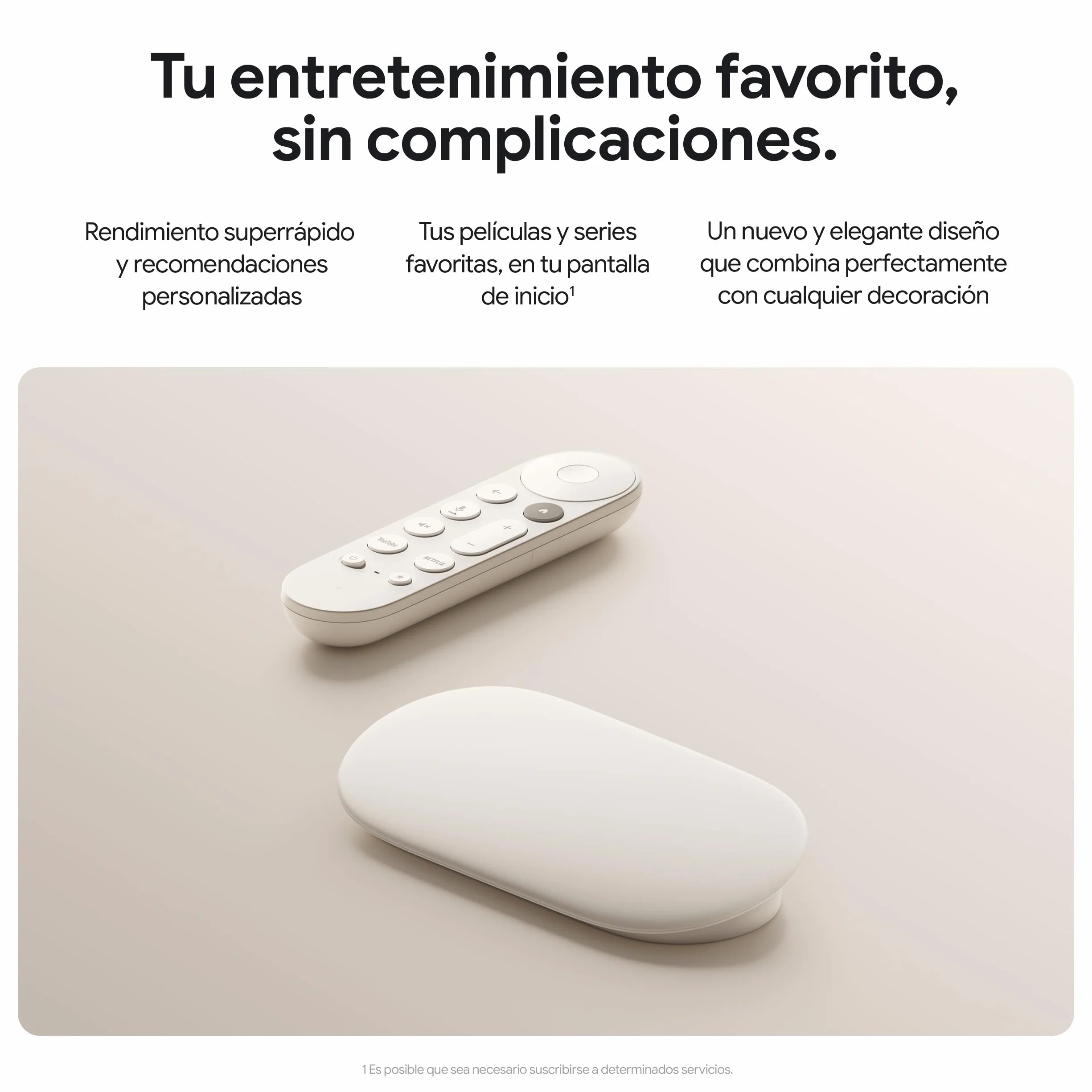 Google TV Streamer 4K Streaming rápido con HDR