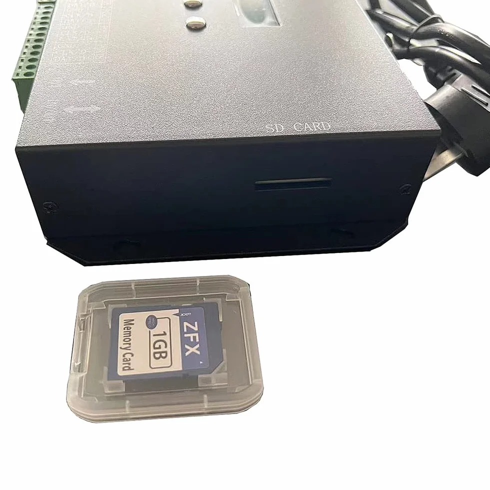 Controlador LED H807SA compatible con Art-Net, soporta un máximo de 8192 píxeles, 8 salidas, con consola DMX o dirección establecida para chips DMX