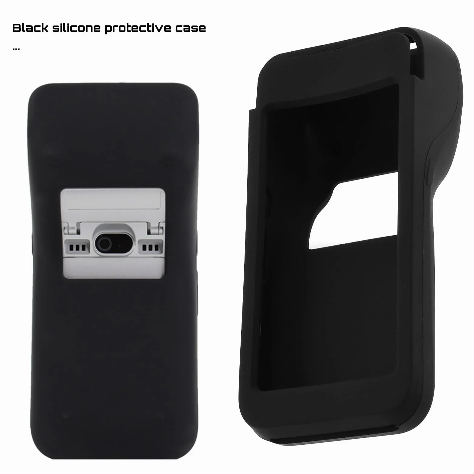 Funda de Silicona Resistente al Agua Compatible con Pax A920 Pro Negro
