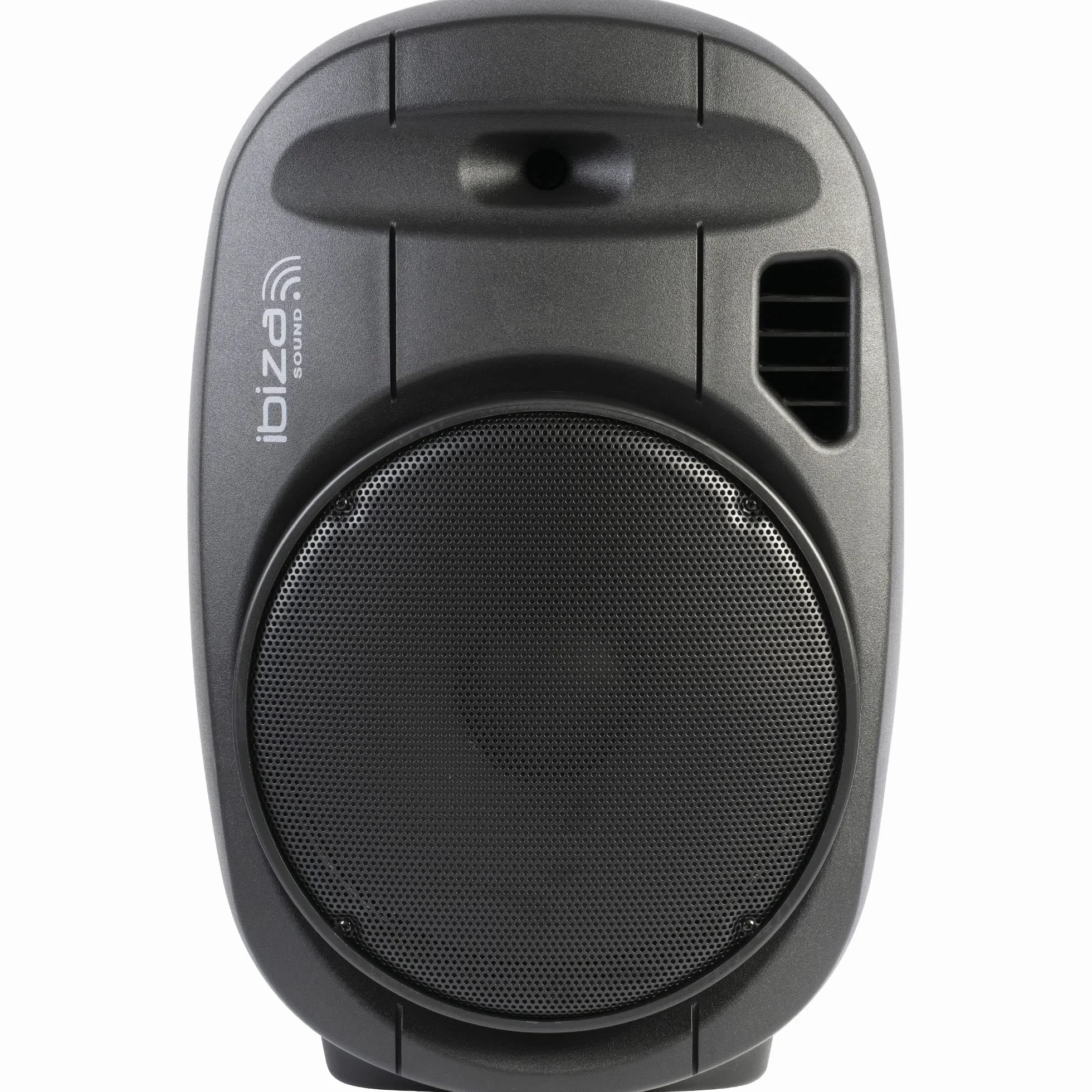 Ibiza - PORT15VHF-MKII-TWS - Altavoz portátil 15"/800W MAX con 2 micrófonos (VHF), Mando a Distancia y Funda Protectora - Bluetooth, USB, SD & TWS - 6 a 8h de autonomía