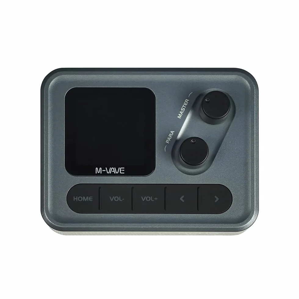 M-VAVE POCKETAMP – Simulador de amplificador multiefectos compacto para guitarra y bajo con pantalla LCD, audio USB, Bluetooth y batería recargable