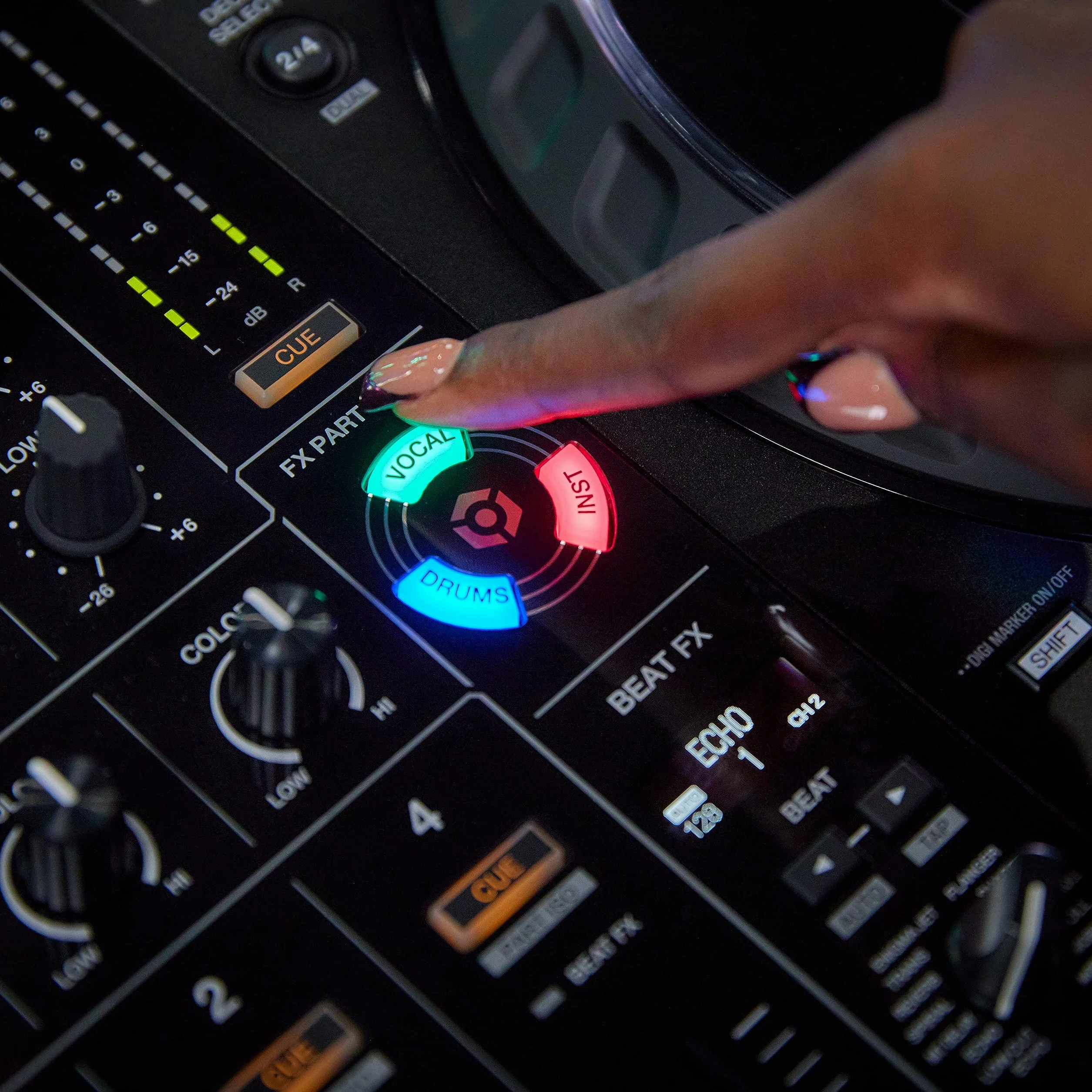 Pioneer DJ DDJ-FLX10 Controlador DJ de 4 plataformas