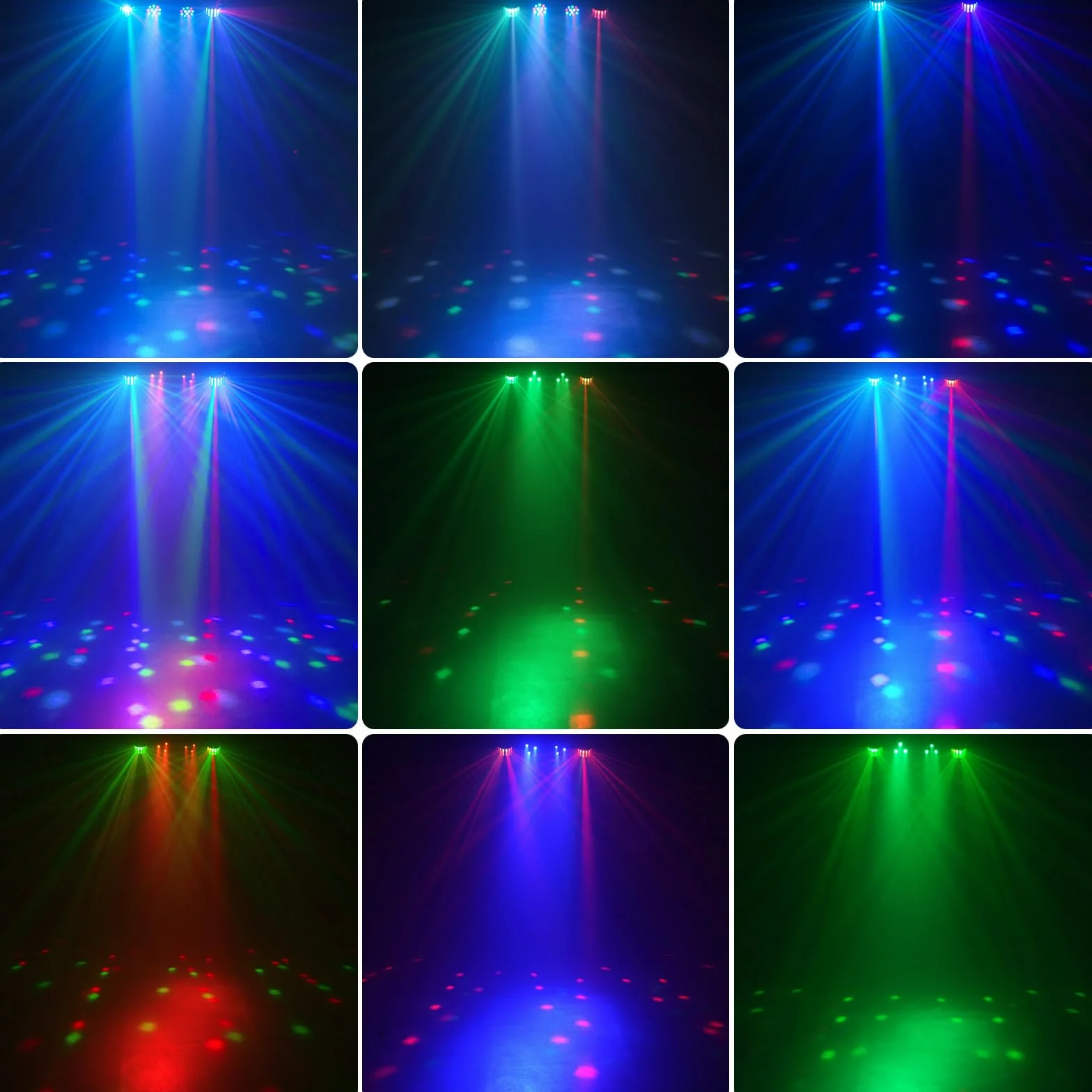 60W RGBW+Derby DMX Par LED dj luz discoteca con y soporte con control remoto, Iluminación de escenario con trípode ajustable para conciertos, bodas, cumpleaños, Halloween- con bolsa