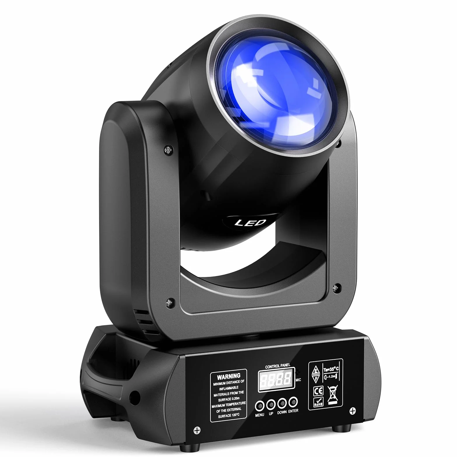 150W Cabeza Móvil Luces de Discoteca DMX RGBW LED DJ Luces Escenario Foco Profesional Fiesta para Boda Show Bar Club Navidad