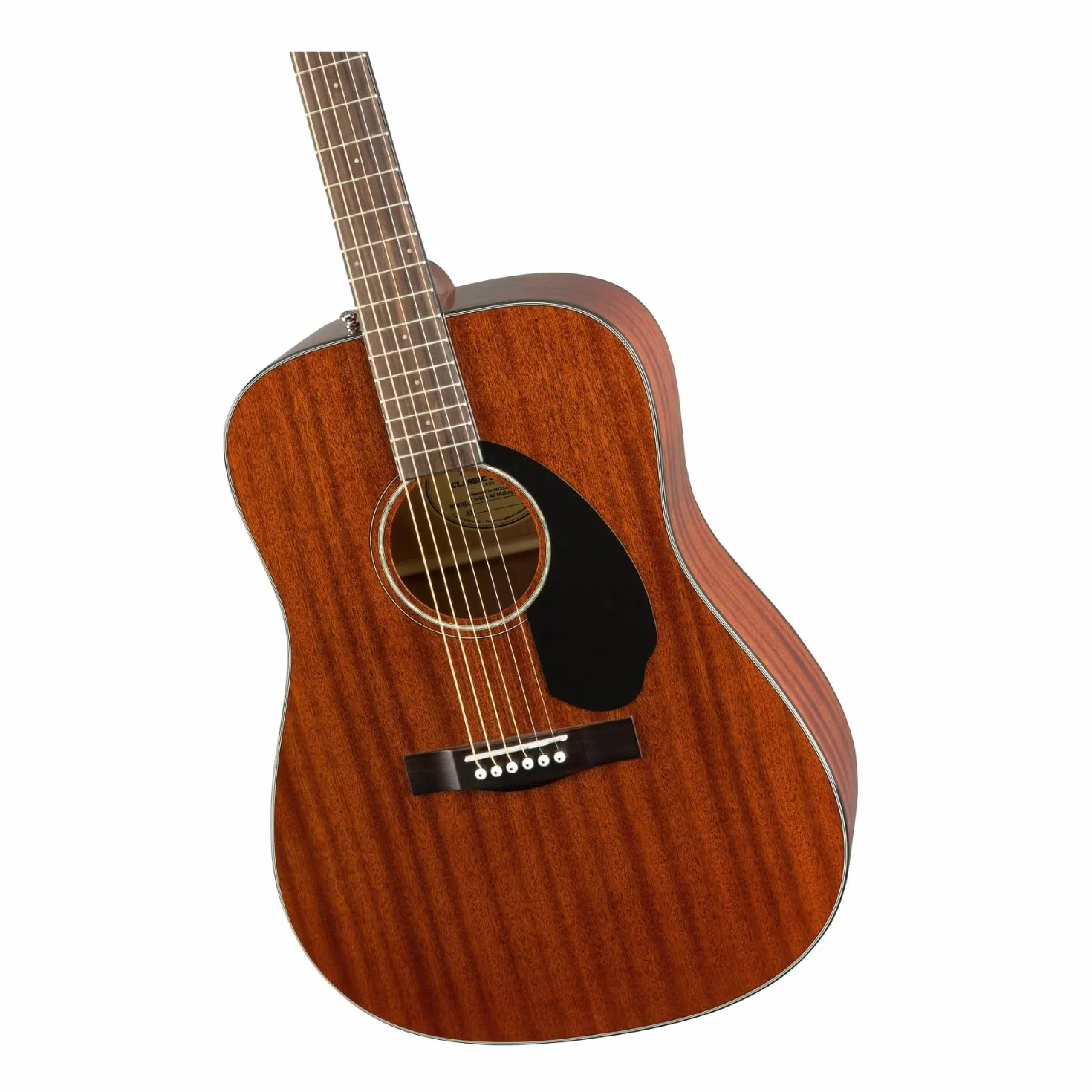 Fender CD-60S Dreadnought, Walnut Fingerboard, All-Mahogany, Natural, Full Size, 970110022, Comes with Free Virtual Lessons