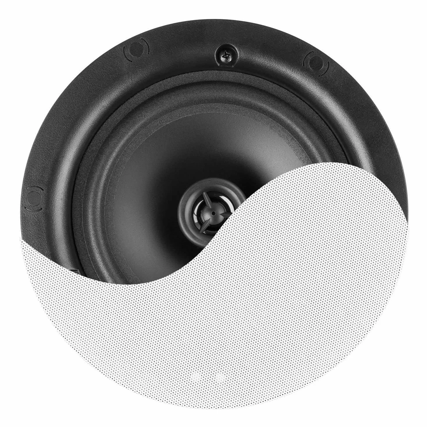 Power Dynamics NCSP5 Altavoz de Techo 100V 5,25 Pulgadas 20W 8 Ohmios Rejilla Metálica