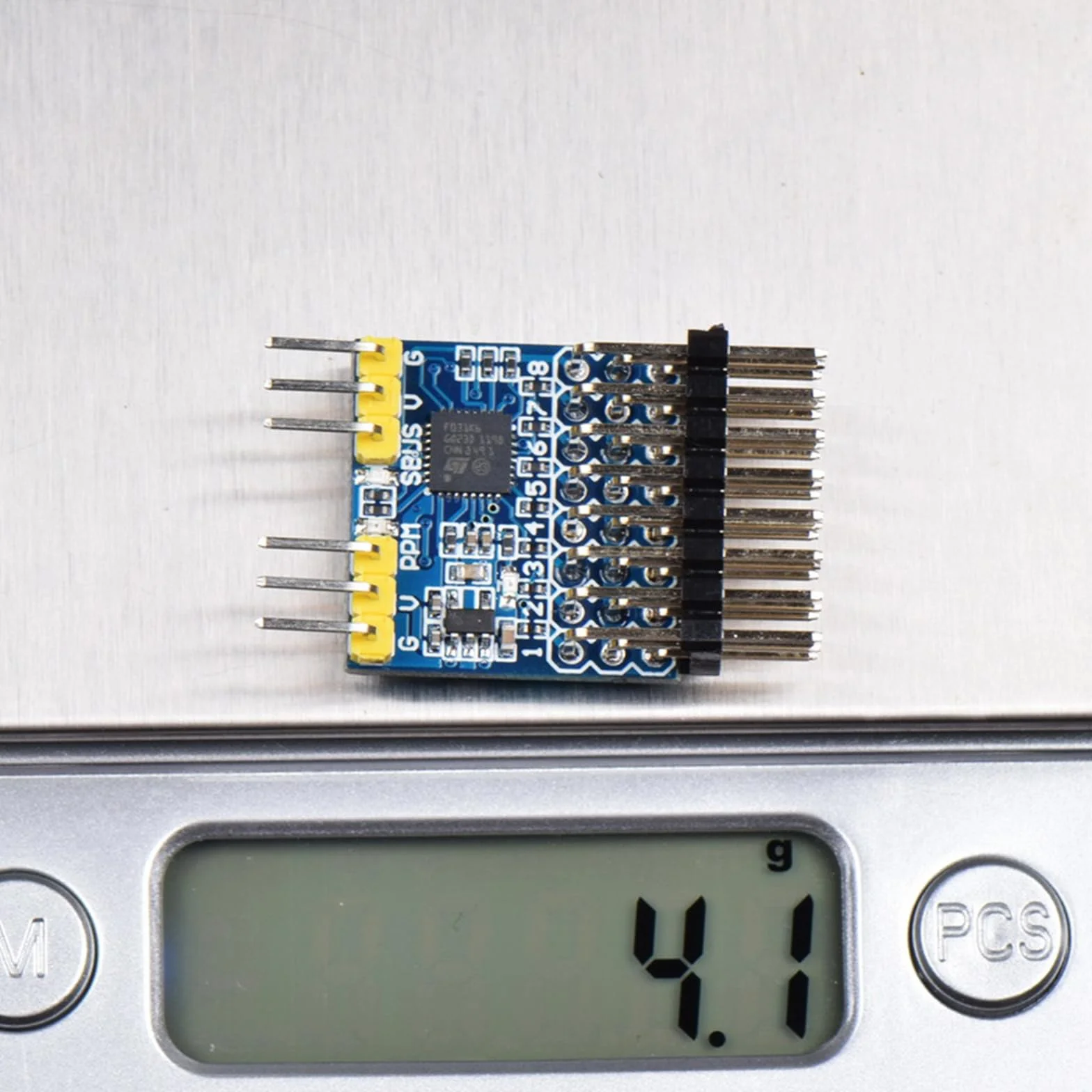 SBUS PPM PWM - Módulo de conversión mini adaptador receptor para descodificación serie SBUS/PPM para convertidores de drones