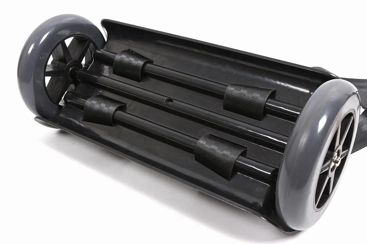 Carrito Vertical para Contrabajo con Correas de Rueda Duraderas, Fácil de Transportar, Negro - Ideal para Contrabajos de Tamaño 1/10 a 4/4 - Alta Portabilidad y Resistencia
