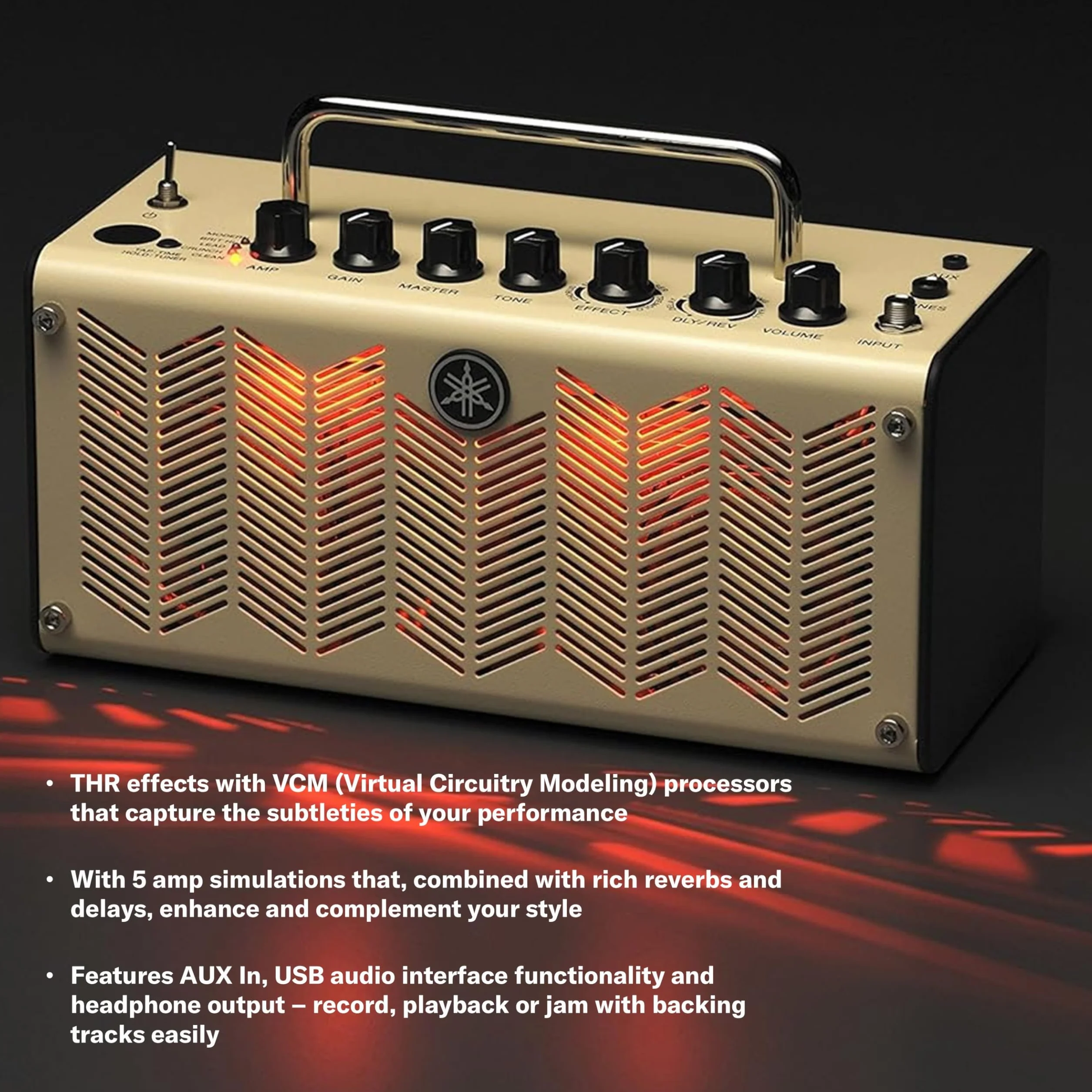YAMAHA THR5H - Amplificador de Guitarra de 10W, Marfil