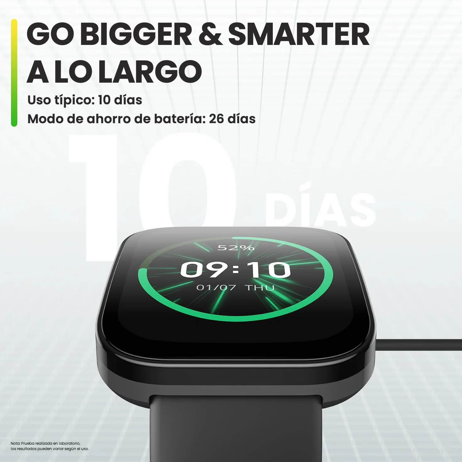 Amazfit Bip 5 Reloj Inteligente 46 mm, Pantalla Grande de 1,91", Llamadas Bluetooth, Alexa integrada, GPS, batería de hasta 10 días, Smartwatch para Hombre y Mujer