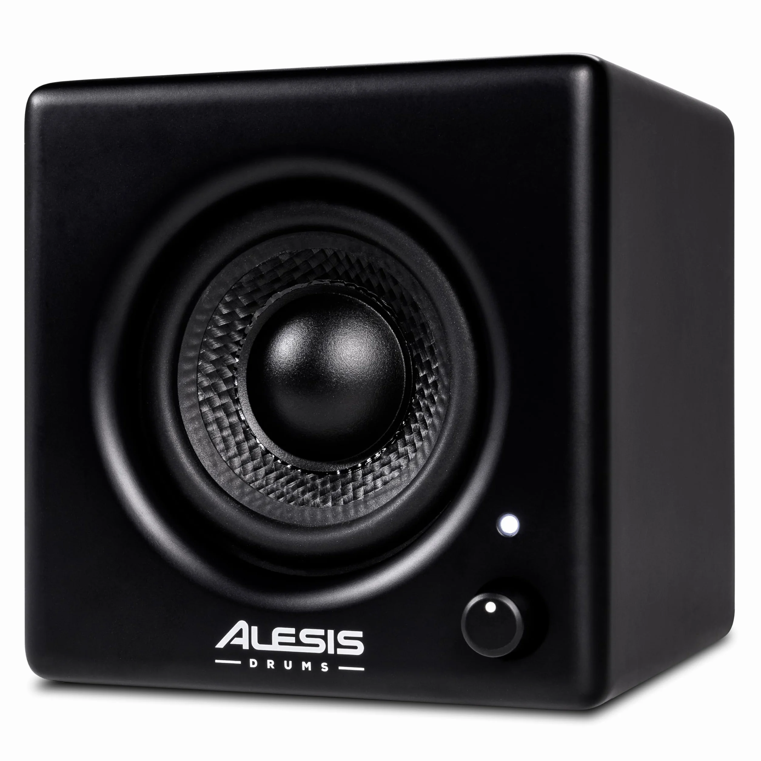 Alesis Nitro Amp - Altavoz Monitor de Batería Electronica Compacto de 3" y 70W para Prácticas y Lecciones, montable en Rack con Las Abrazaderas Incluidas