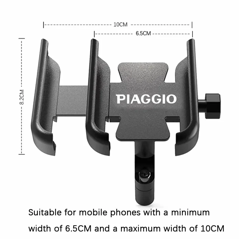 Compatible con Piaggio Beverly 300 MP3 500 Medley Liberty Zip, Accesorios para Manillar de Motocicleta, Soporte para teléfono móvil, Soporte para GPS