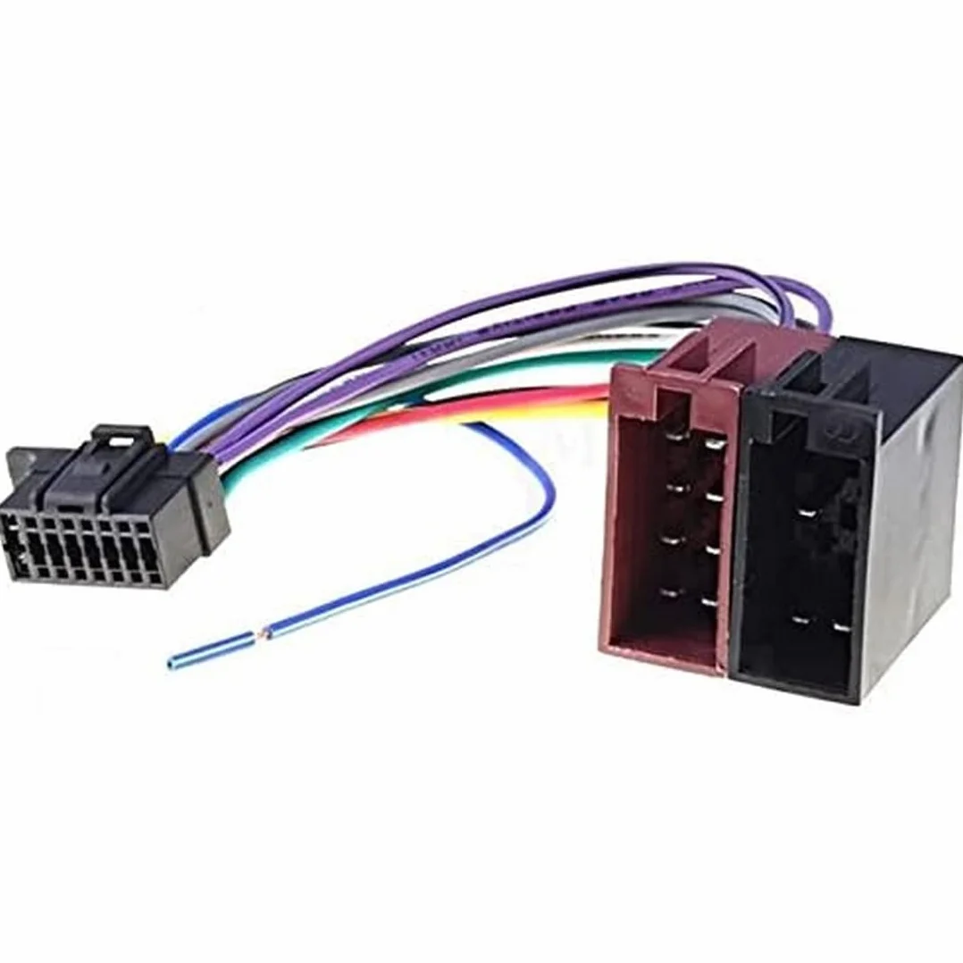 Sound-way Cable Adaptador Conector ISO compatible con SONY radio de coche16 pin
