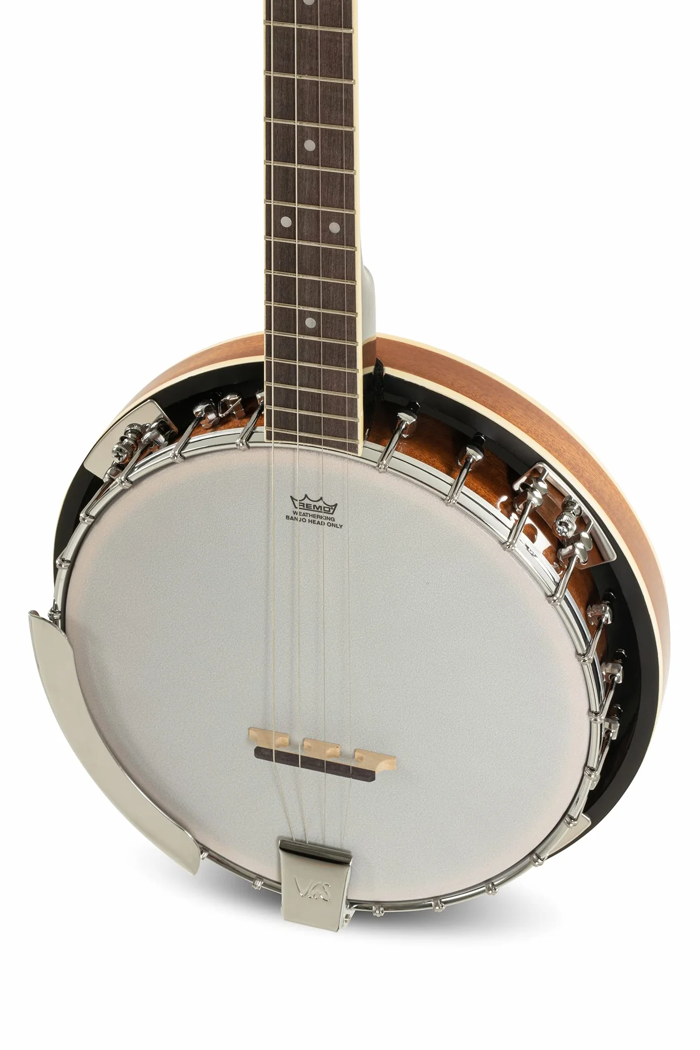 Gewa 505015 Banjo Select 4 Cuerdas, Parche Original Remo, con Estuche