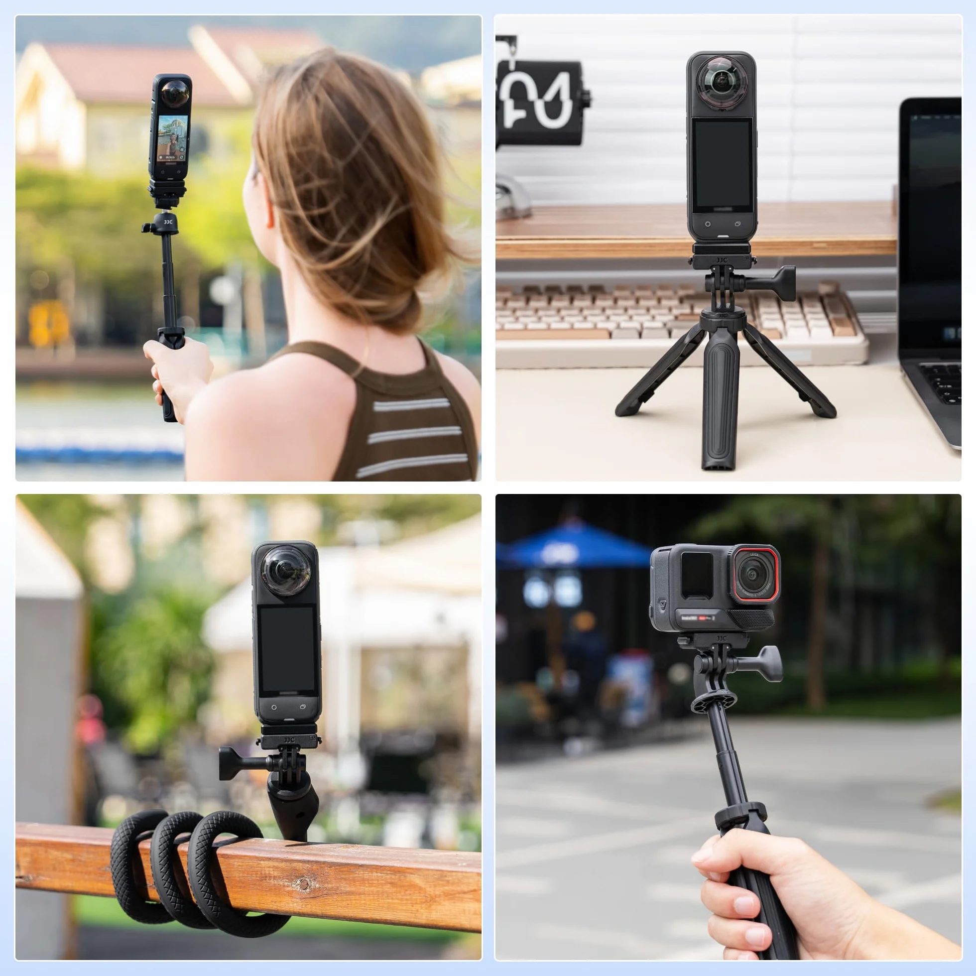 Juego de adaptadores de montaje magnético para Insta360 X5 X4 Air X3 Ace Pro 2, adaptador magnético de liberación rápida para Insta 360 X5/X4/X3 y Ace Pro 2/Acepro/Ace con 20 accesorios de extensión