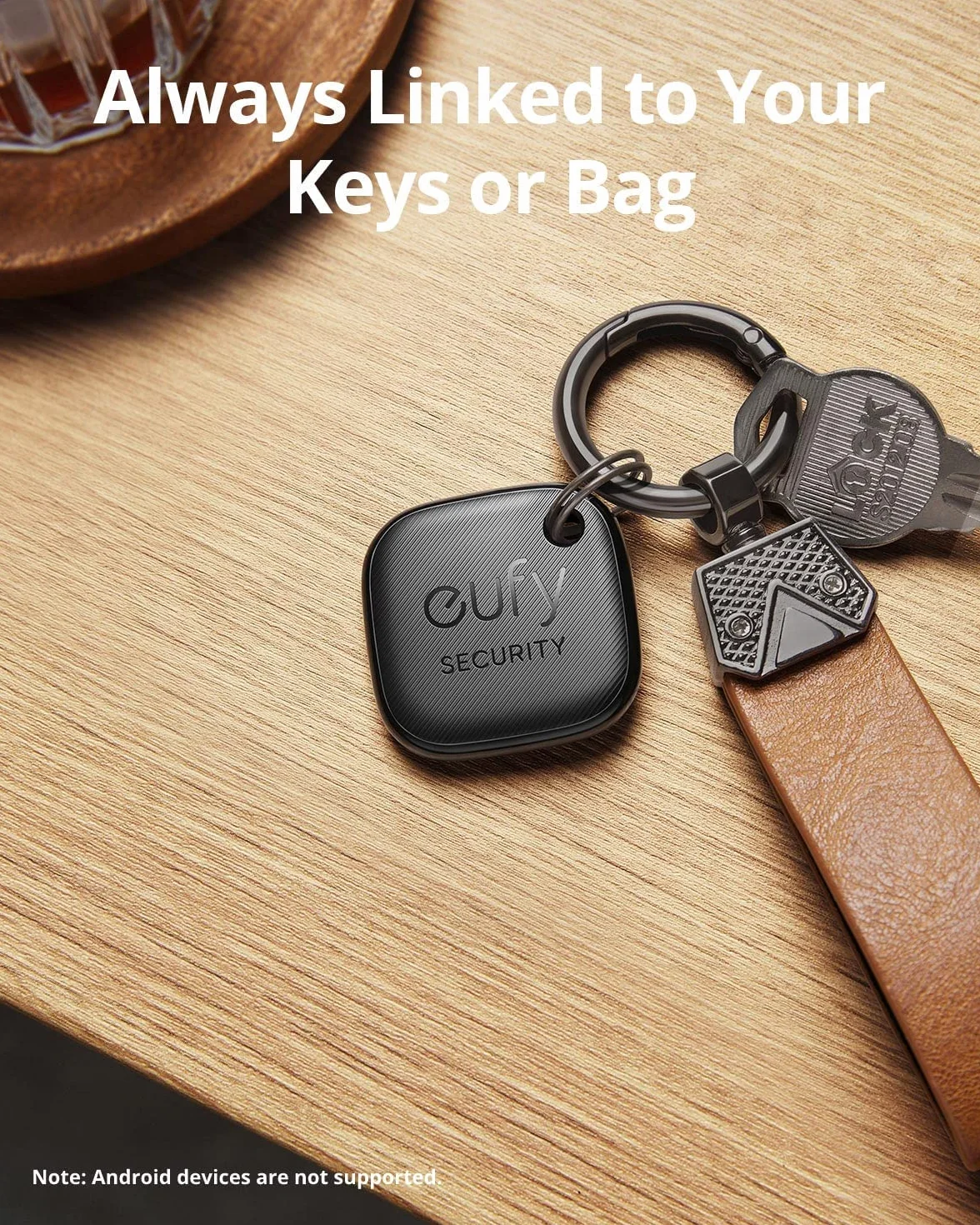 eufy Security SmartTrack Link Bluetooth Item Finder and Key Finder, Works with Apple Find My (iOS Only), Find Your Remote, Luggage, Phone, and More, Water Resistant (Android Not Supported),2 Pack