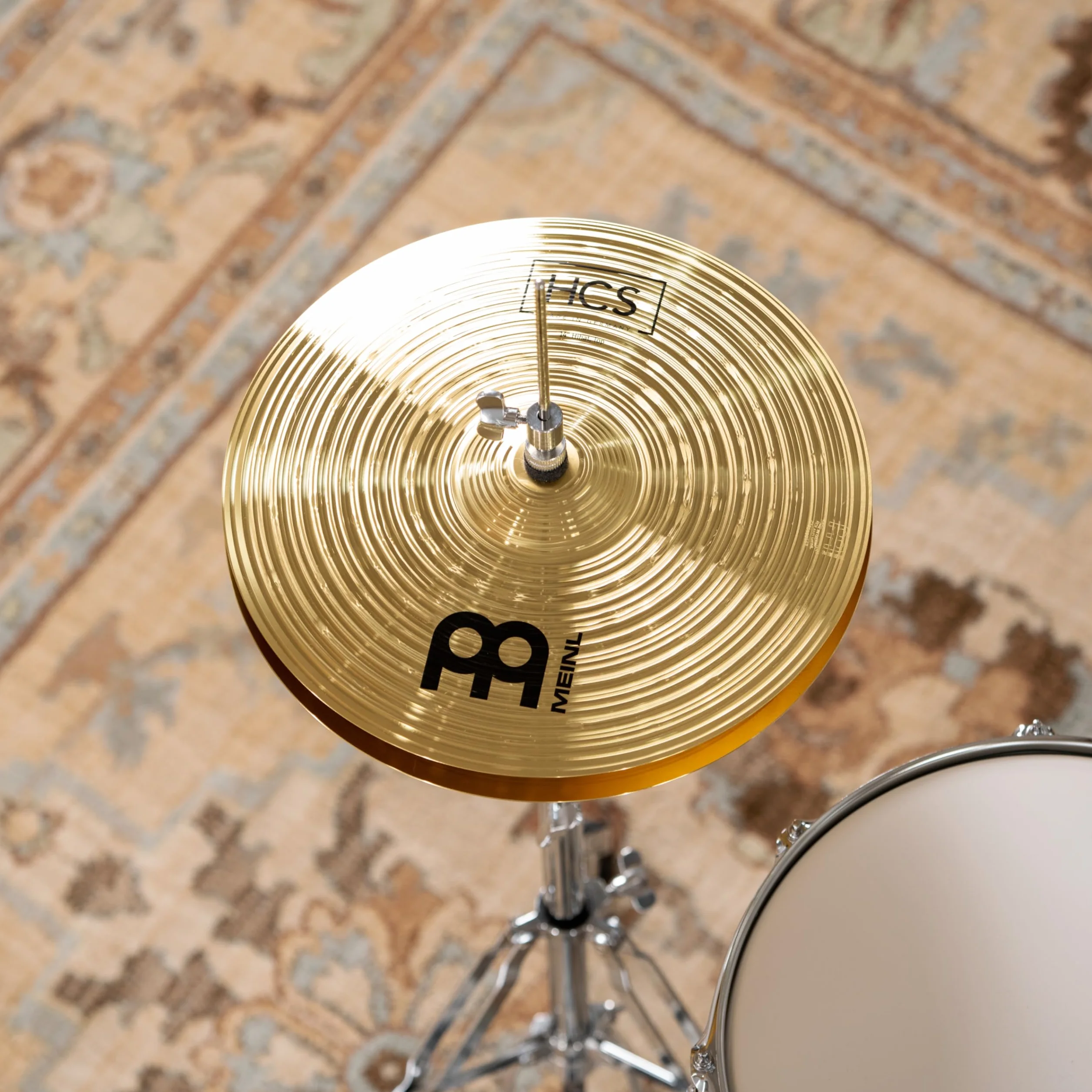 Meinl Cymbals HCS Basic Cymbal Set Pack – Juego de Platillos de Batería con Plato 14 pulgadas Hihats y 18 Crash-Ride – Latón, Acabado Tradicional (HCS1418)