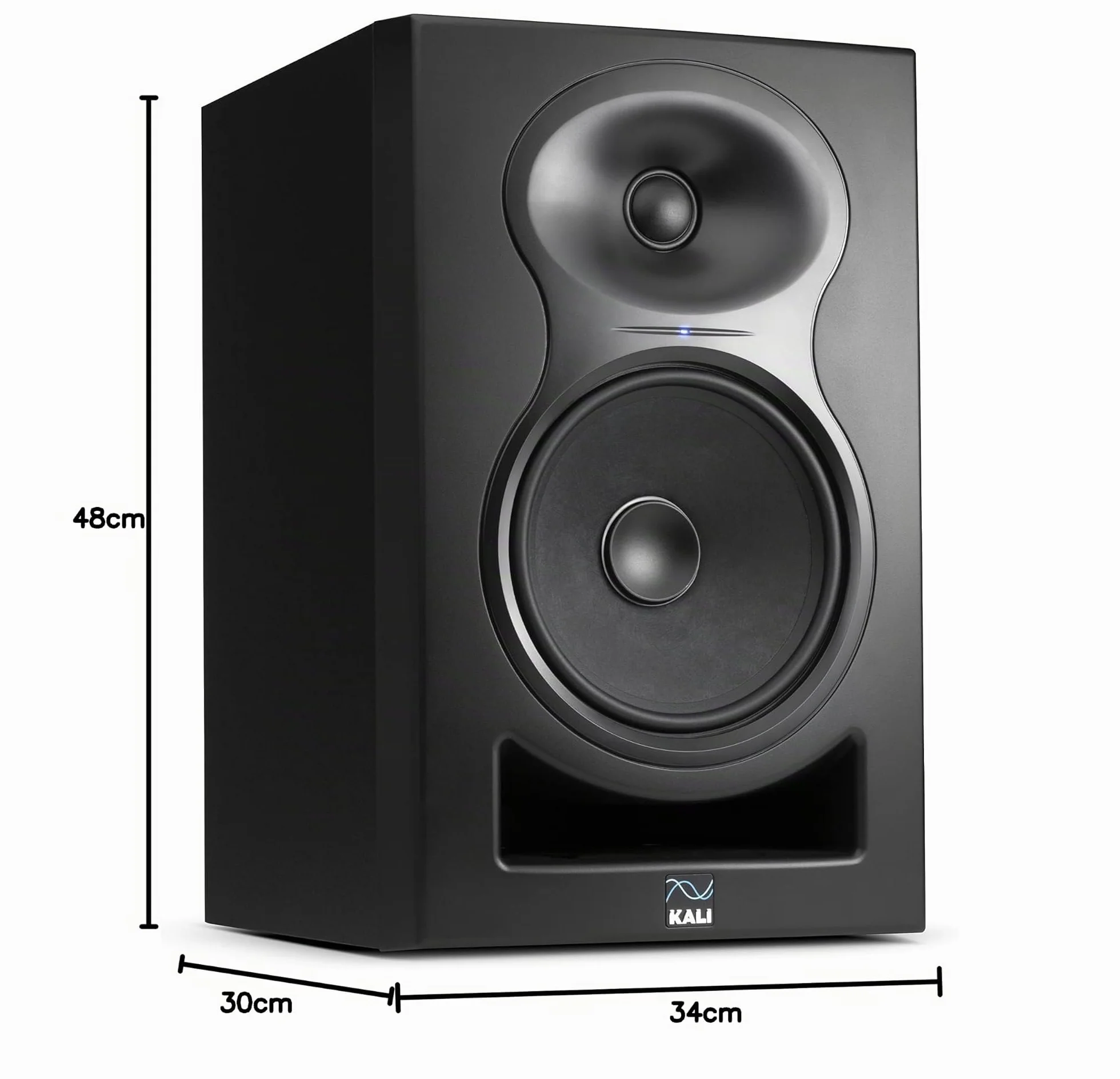 Kali Audio Altavoz LP-6 2nd Wave, Monitor de Estudio (Monitor Activo de Campo cercano, Altavoz con tecnología de guía de Ondas, Sistema de Reflejo de Bajos, sin Apenas Ruido inherente), Negro