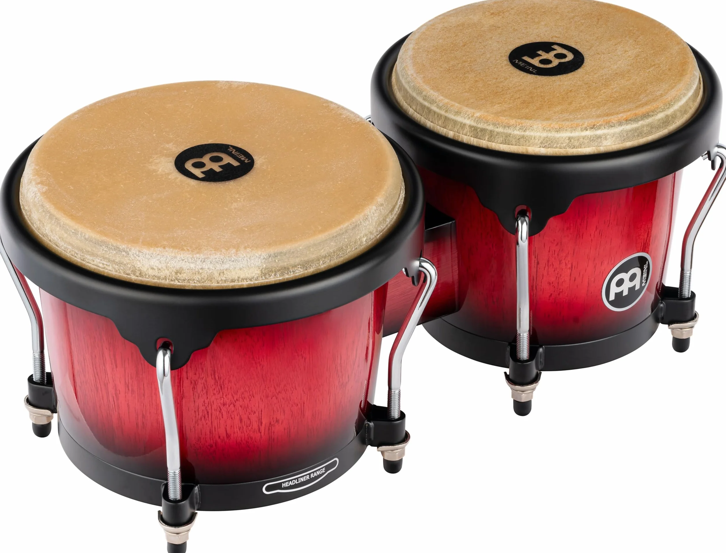 Meinl Percussion HB100WRB - Bongos, Rojo, Vino estallido