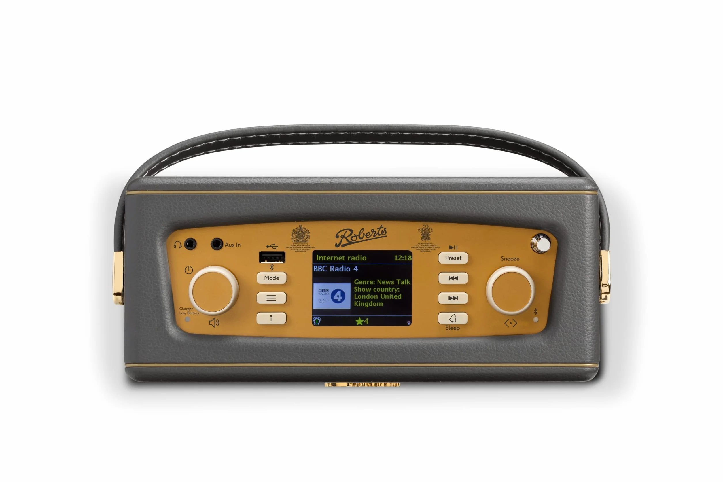 DAB FM BT USB WIFI REVIVAL ISTREAM3L GRIS CHARBON