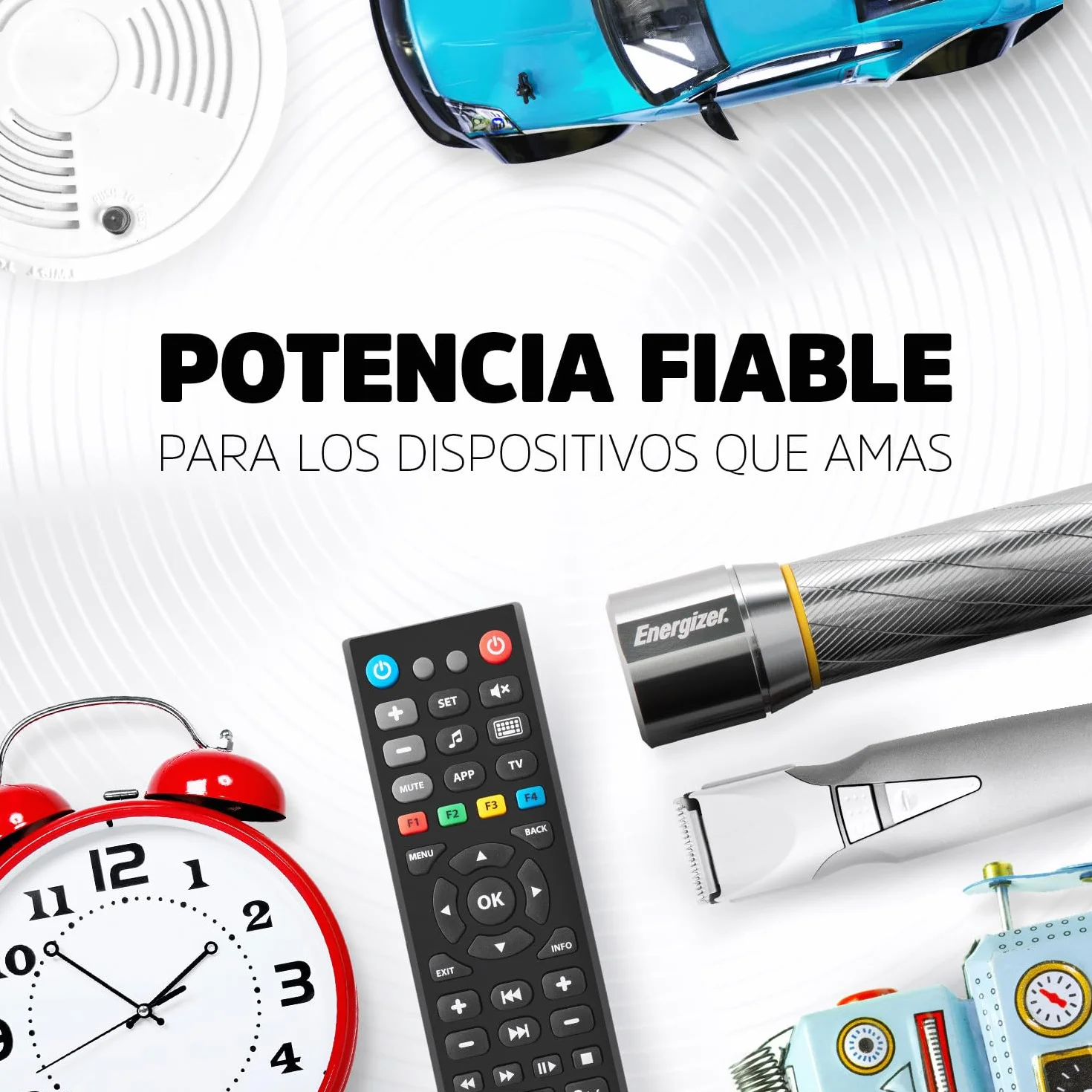 Energizer Max - Pila 9V Alcalinas (Paquete de 3) - Baterías de 9 Voltios - para Detector de Humo/monóxido de Carbono, electrónica y Audio - Construcción 100% a Prueba de Fugas - 5 años de Vida útil