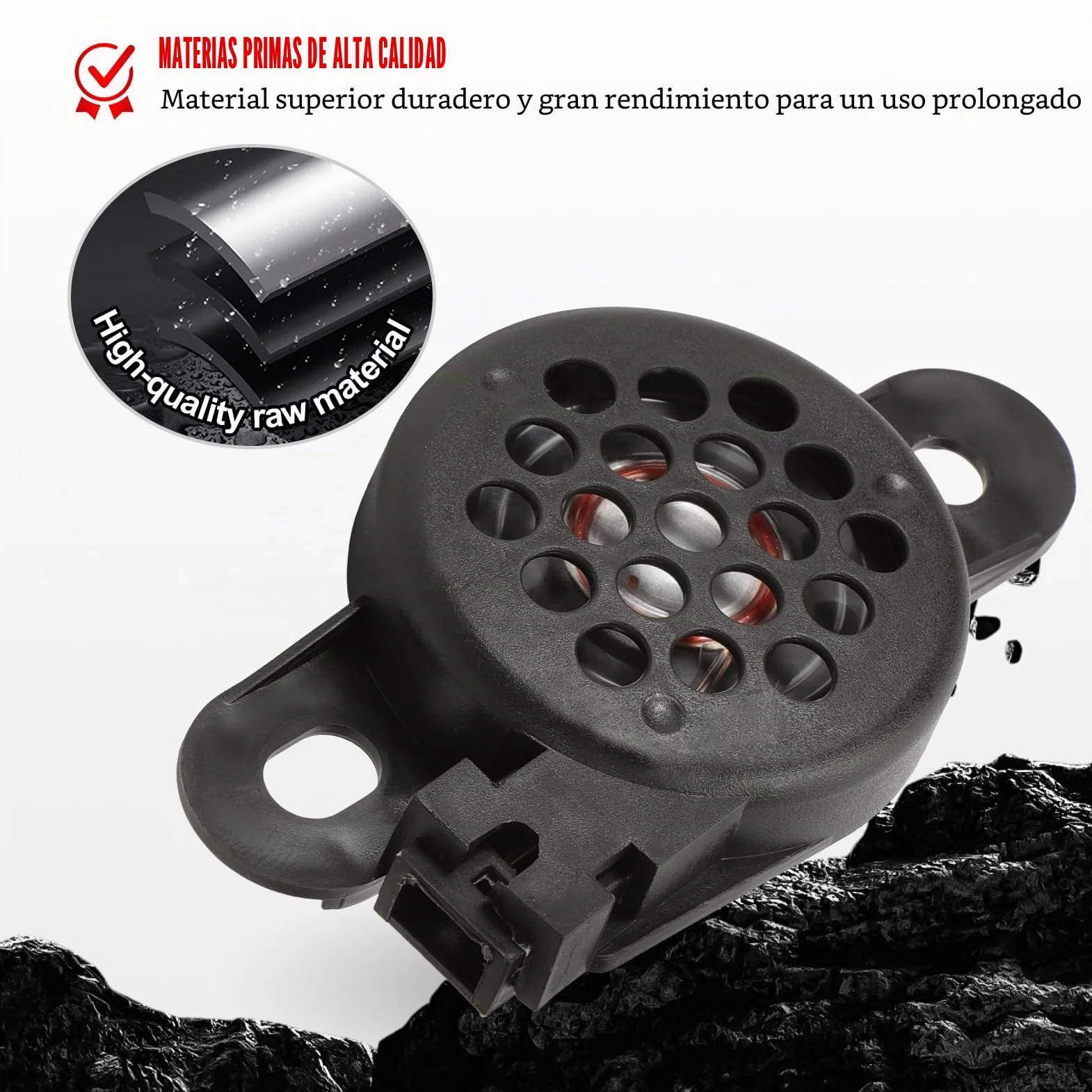 1 Zumbador De Advertencia De Coche Pdc para Estacionamiento Inverso, Compatible con V-W, Skoda Seat 8E0919279 Sensores De Aparcamiento