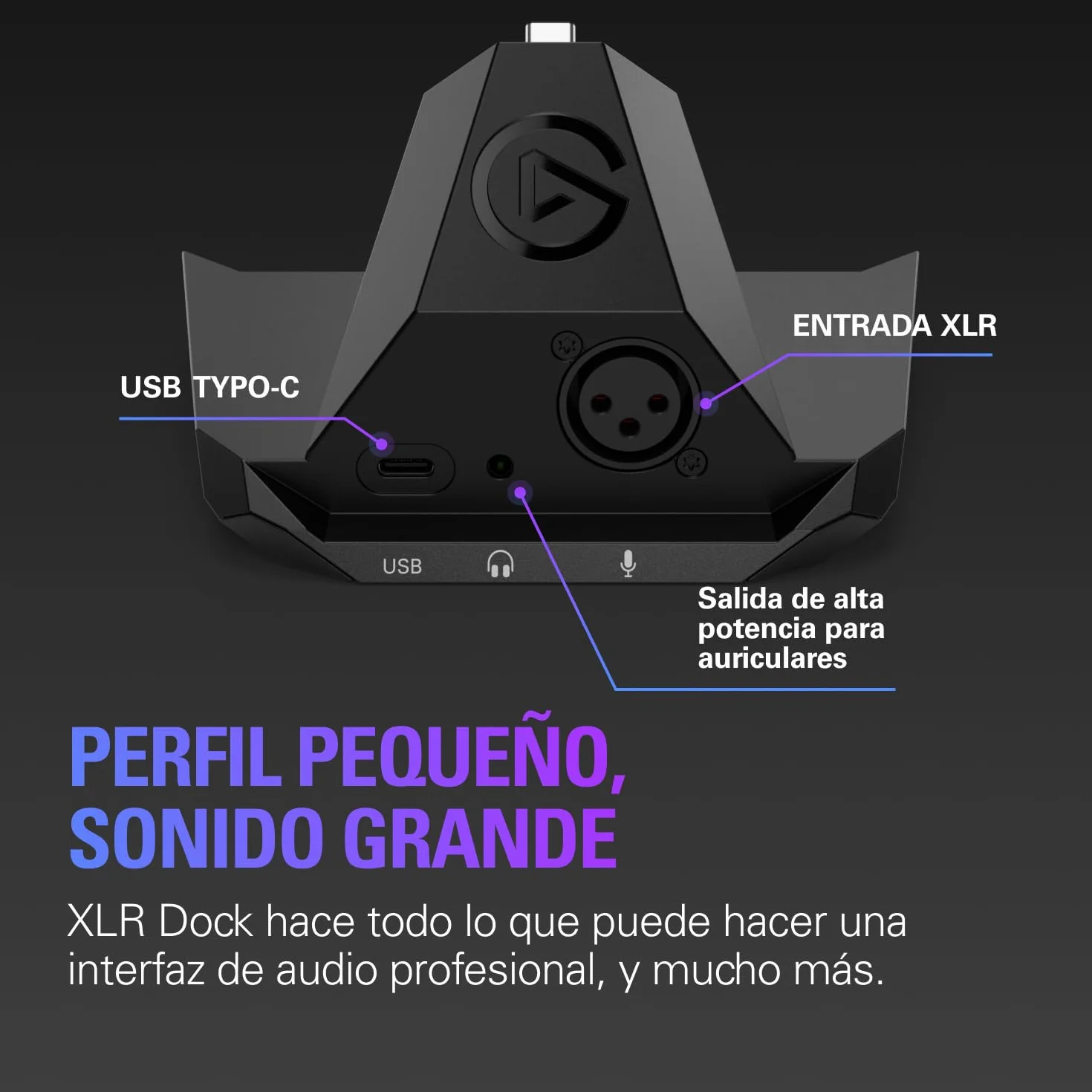 Elgato Stream Deck + XLR - Mezclador de Audio y Controlador, Interfaz de micrófono XLR a USB Trasera, Compatible con Cualquier micrófono XLR para podcasting, Streaming, diales y Teclas LCD, PC/Mac