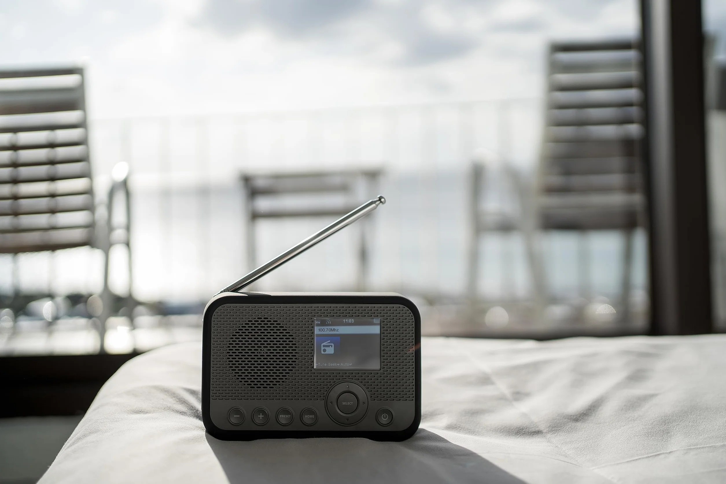 Sangean WFR-39 Radio por Internet con Dab+, FM, WiFi Gris-Negro