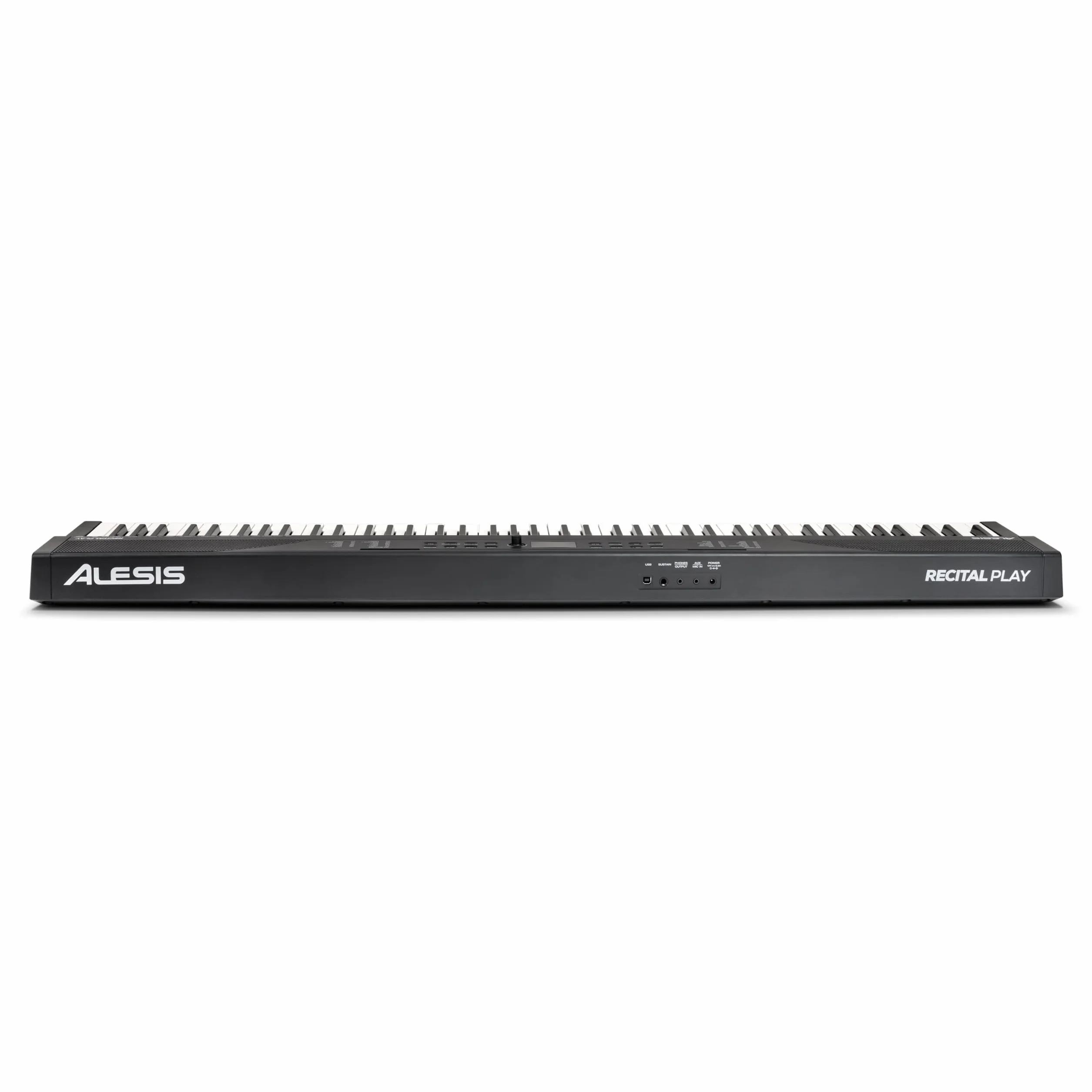 Alesis Teclado Piano con 88 Teclas y 480 Sonidos, Altavoces, MIDI USB, Estuche, Soporte, Auriculares, Pedal y Lecciones de Piano Incluidas