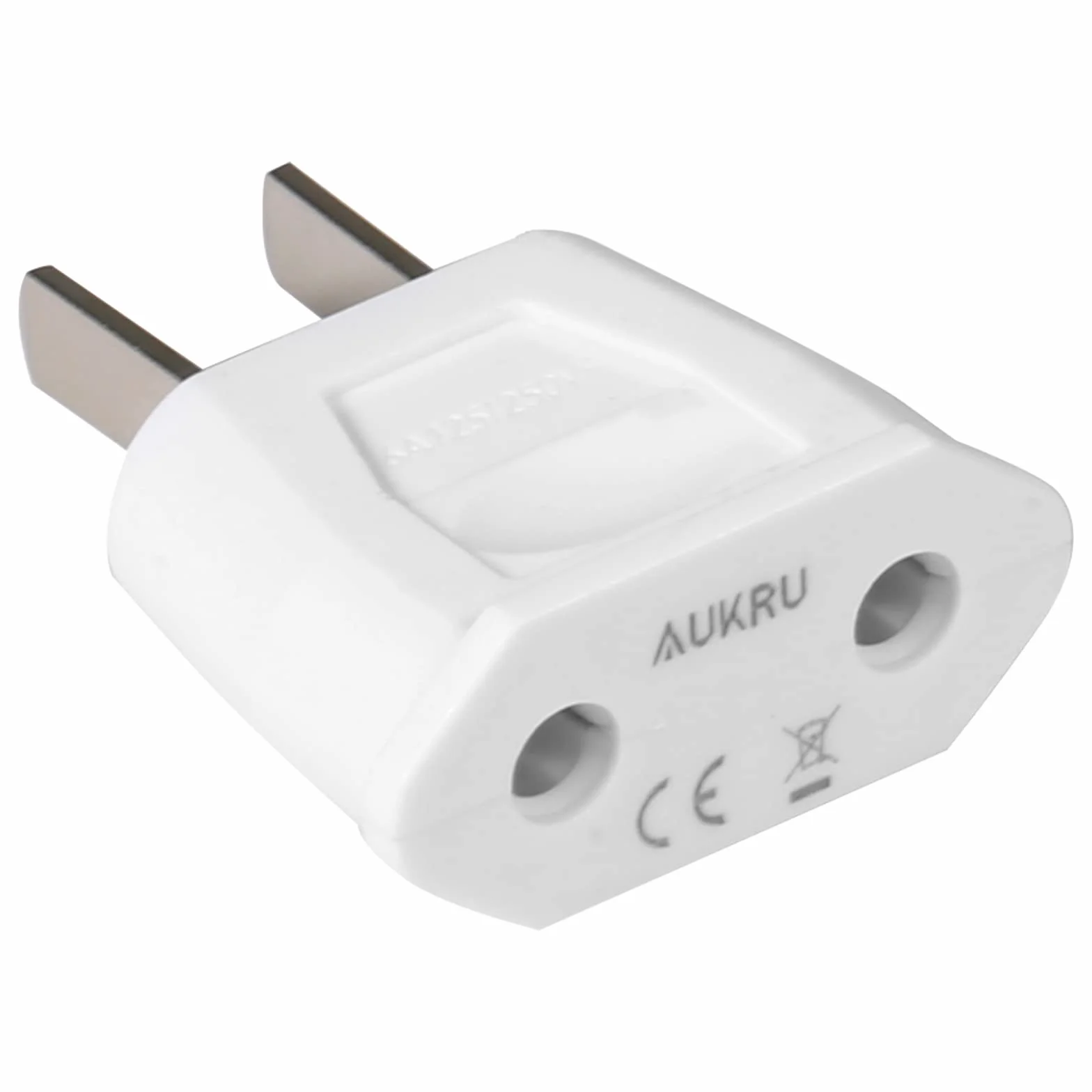Adaptador EU a US Blanco 3X