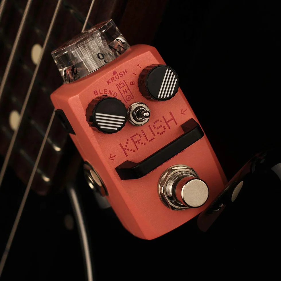 Hotone Skyline Krush Bitcrush Digital Bitcrusher Frecuencia de muestreo Reductor de muestra Guitarra Bajo Sintetizador Sintetizador Pedal de efectos LoFi